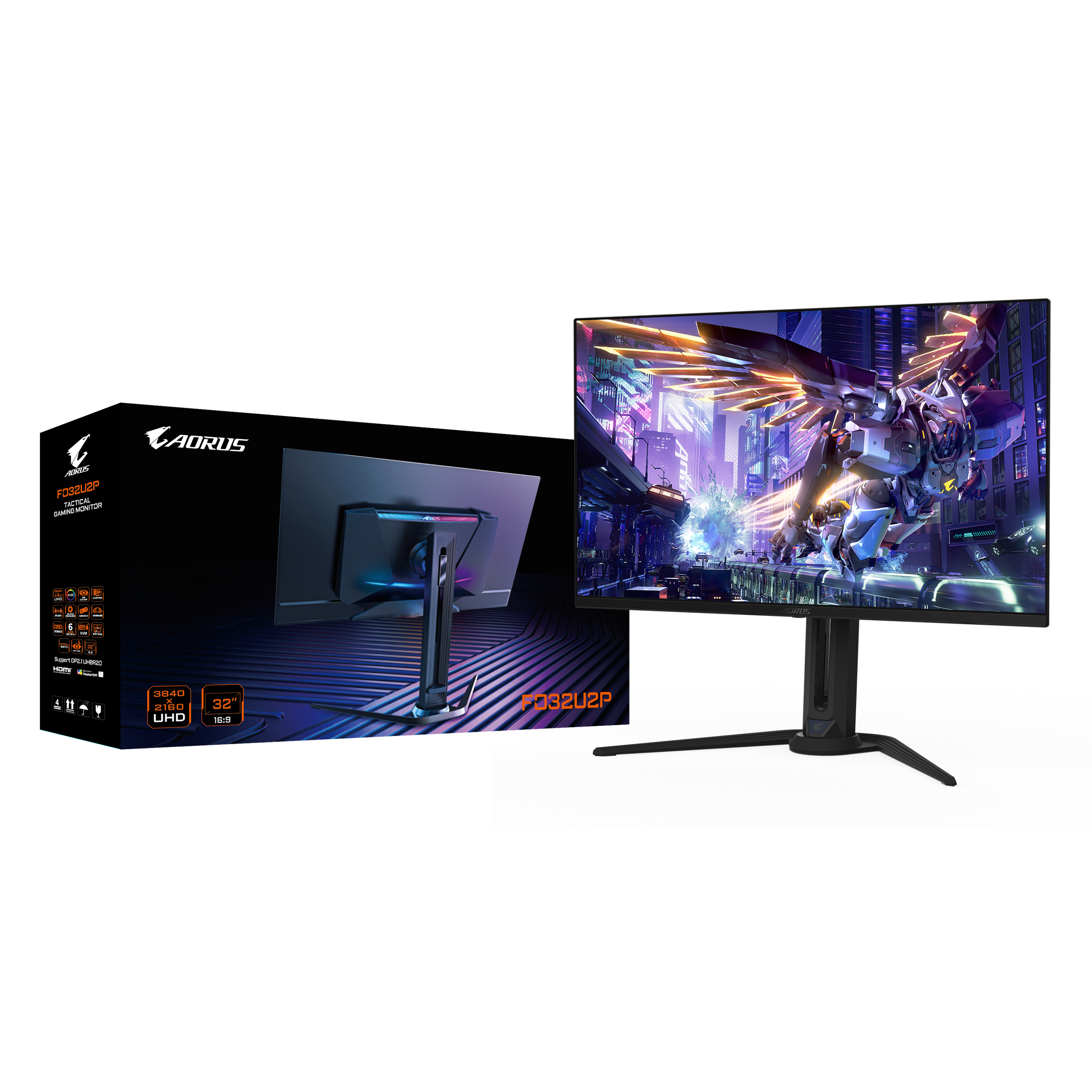Gigabyte AORUS FO32U2P 31.5" 4K UHD OLED 240Hz Gaming Monitor