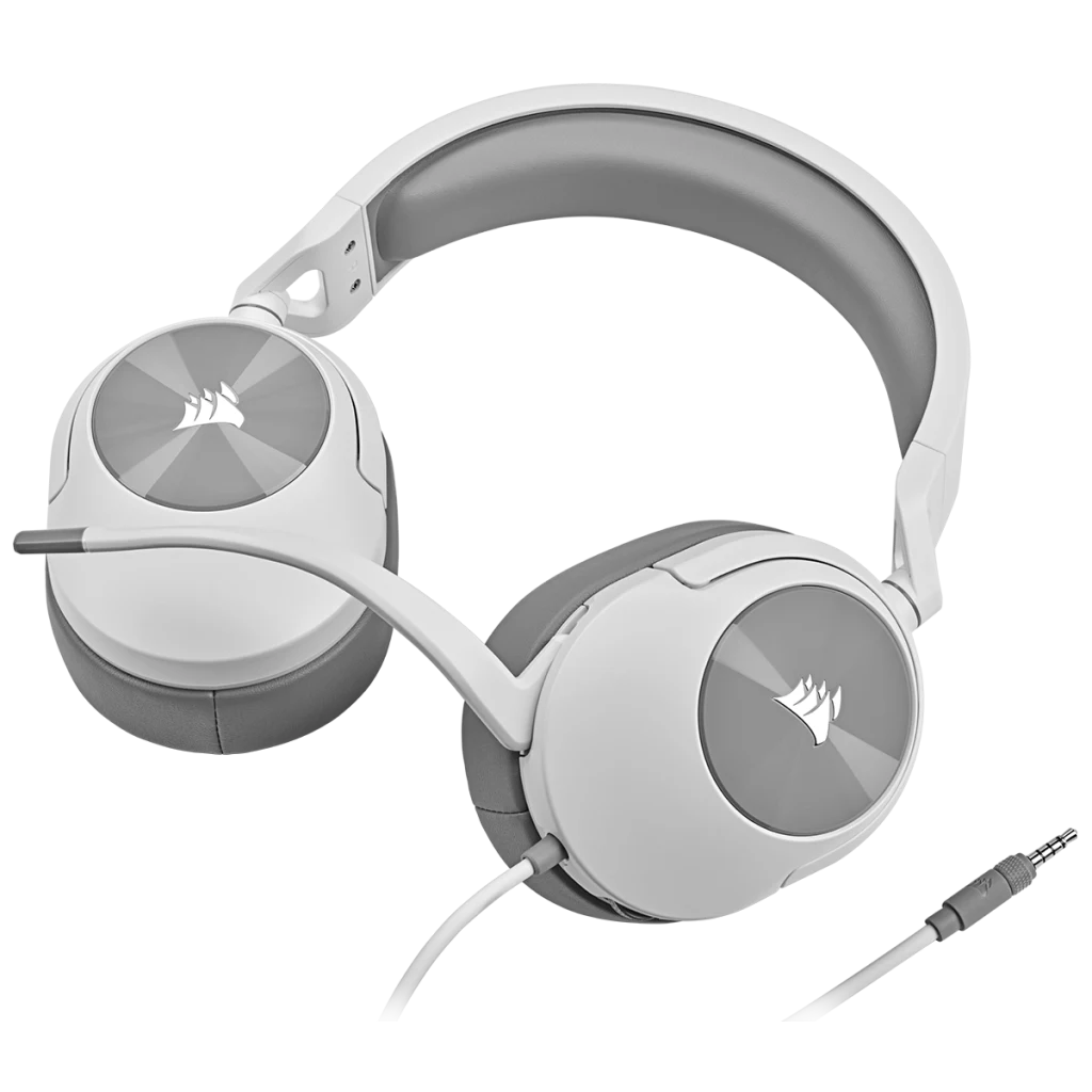 Corsair HS55 7.1 Surround Wired Gaming Headset - White