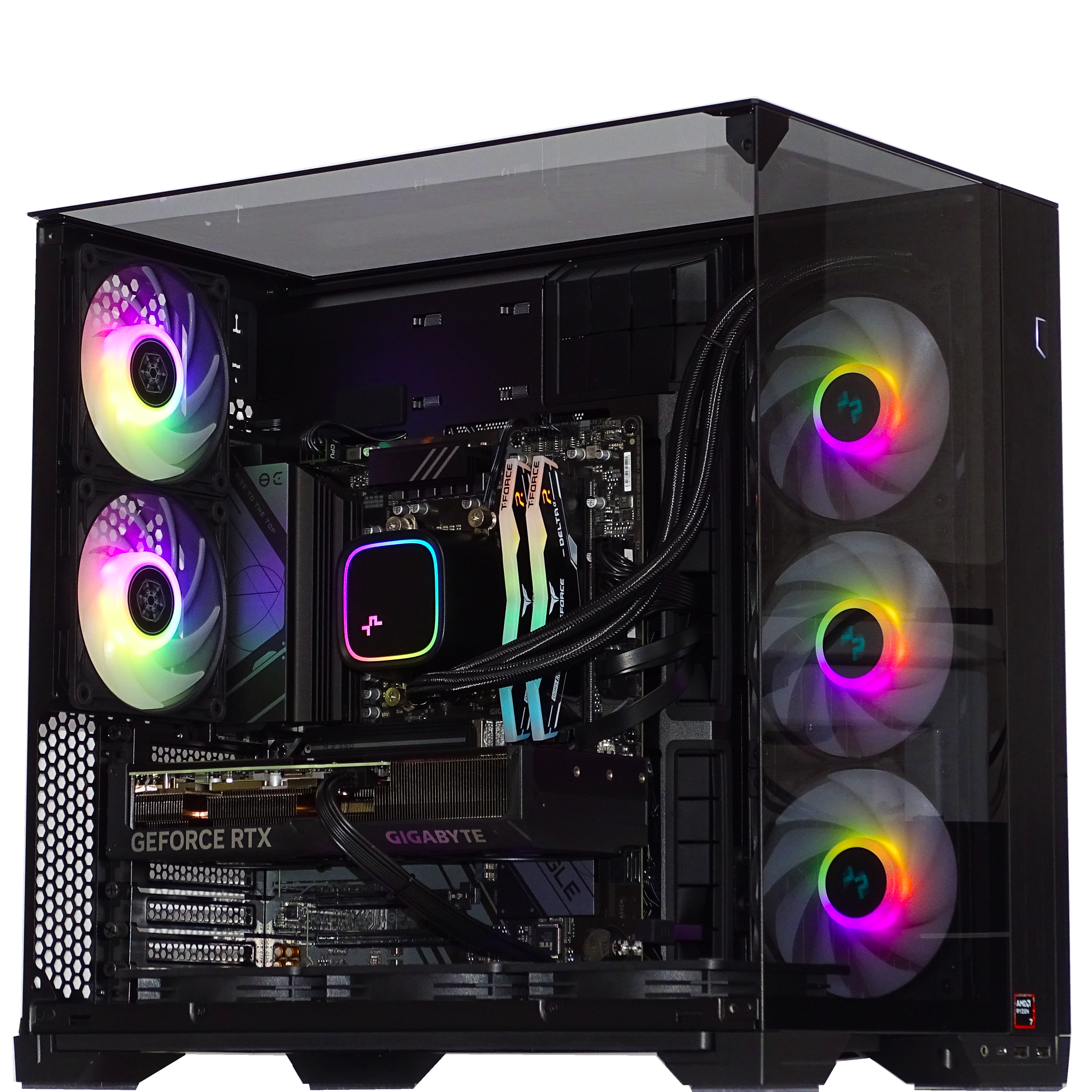 ALPINE Gaming PC - RTX 5070 + Ryzen 9800X3D + 32GB DDR5 + 2TB NVMe