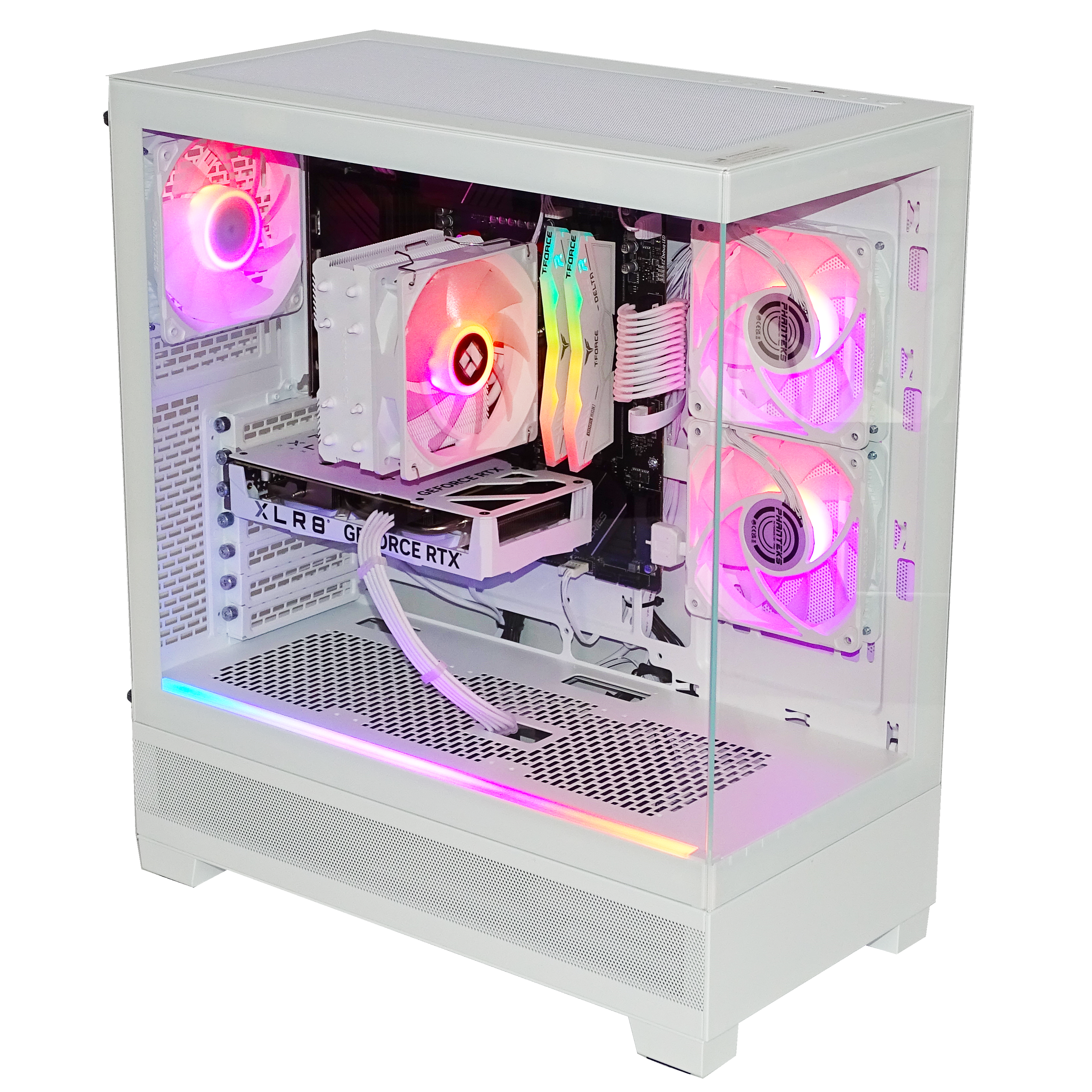 PHEONIX Gaming PC - RTX 4060Ti + Ryzen 9600X + 32GB DDR5 + 1TB NVMe