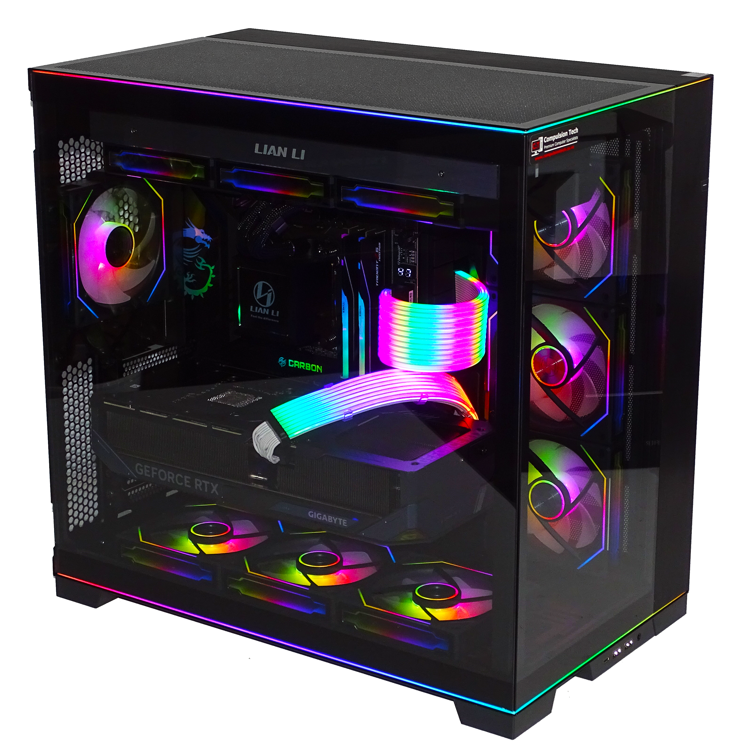 HELIOS Gaming PC - RTX 5090 + Ryzen 9950X3D + 96GB DDR5 + 4TB NVMe + 8TB HDD