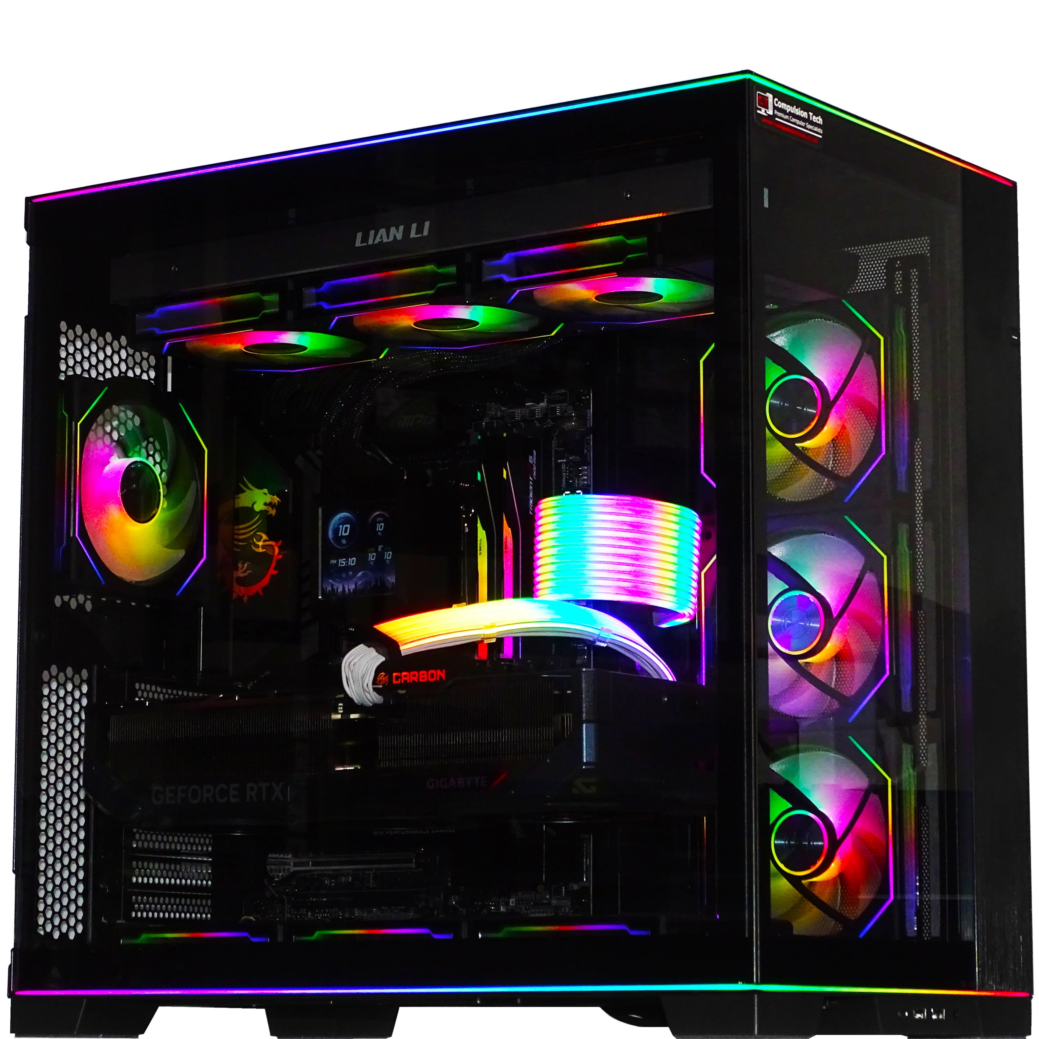HELIOS Gaming PC - RTX 5090 + Ryzen 9950X3D + 96GB DDR5 + 4TB NVMe + 8TB HDD