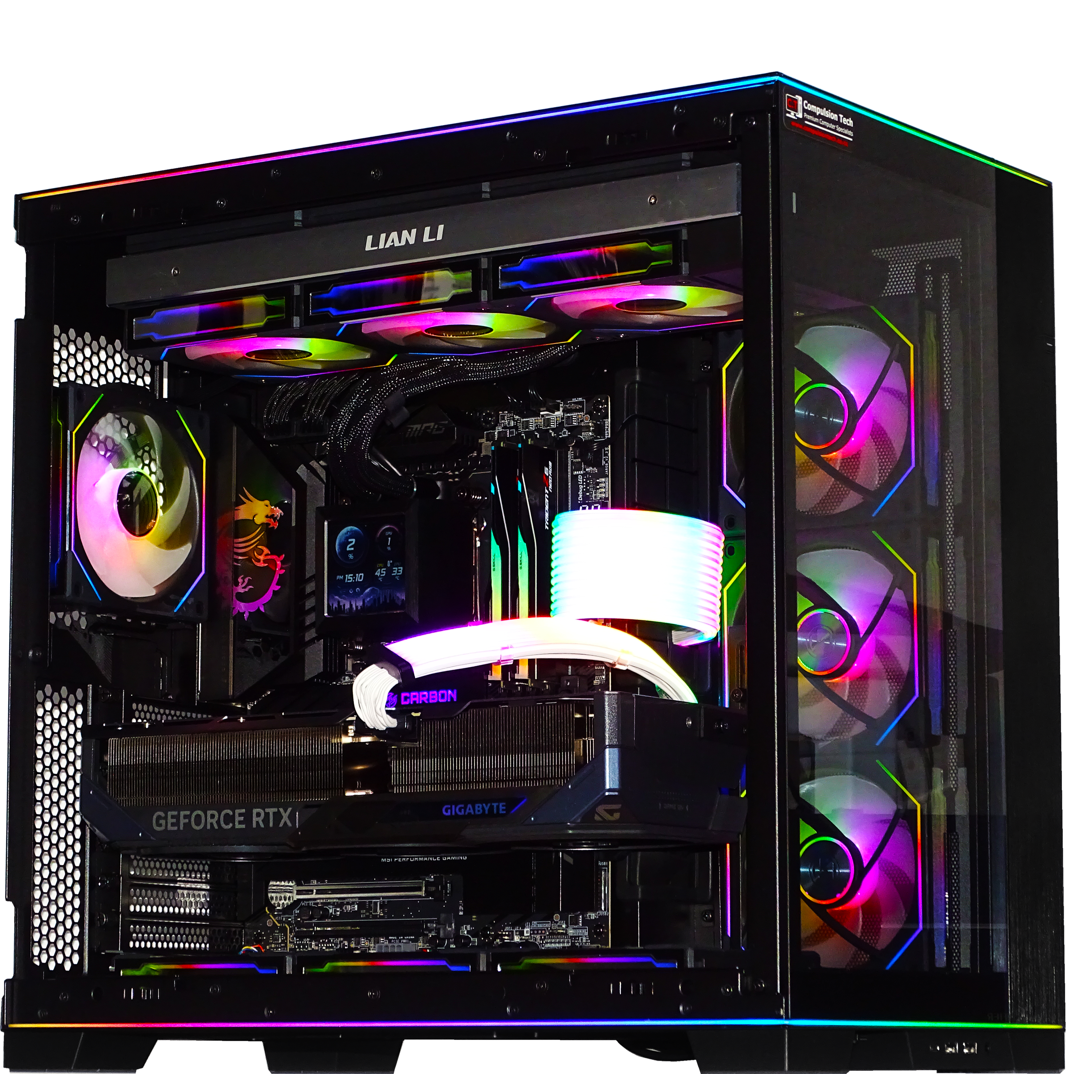 HELIOS Gaming PC - RTX 5090 + Ryzen 9950X3D + 96GB DDR5 + 4TB NVMe + 8TB HDD
