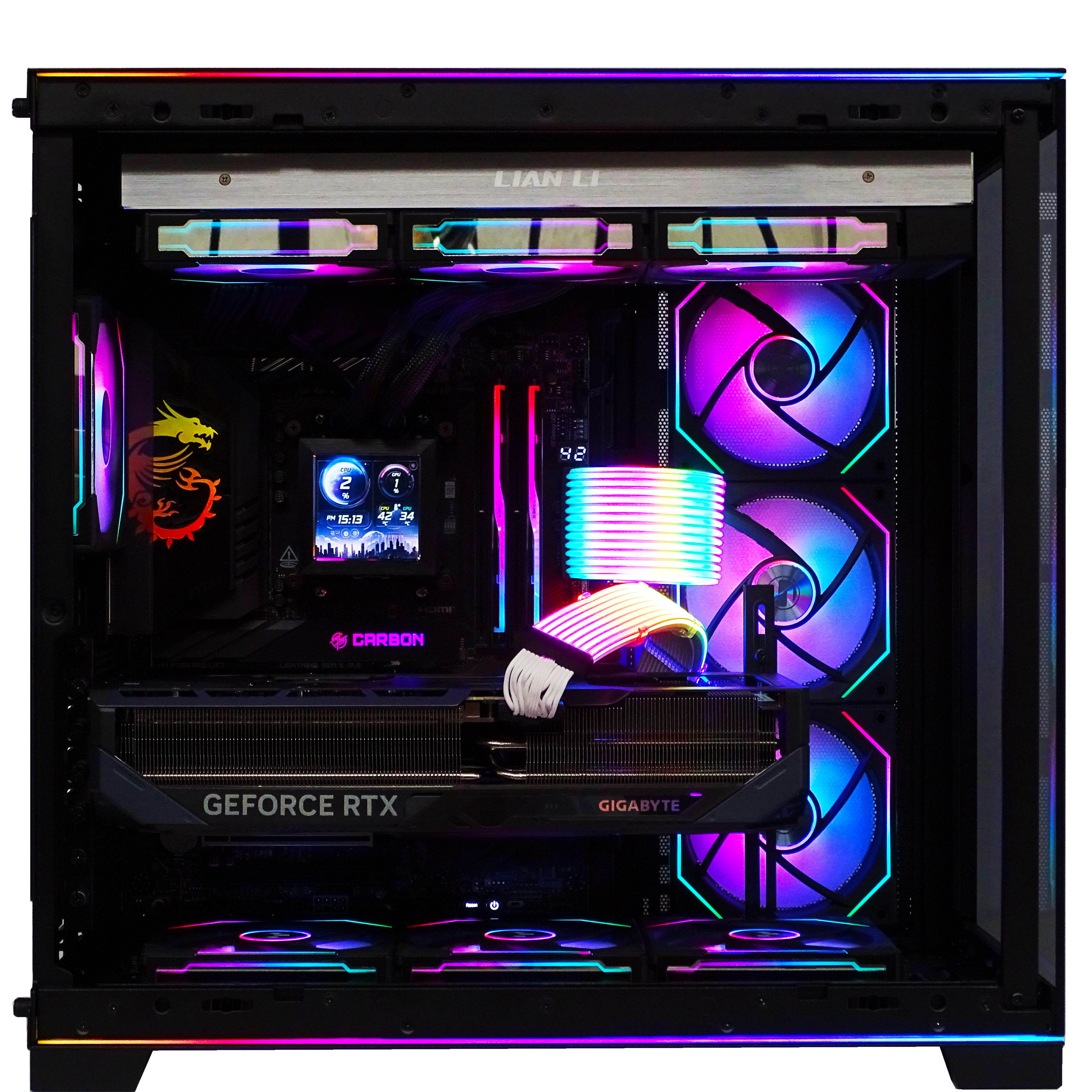 HELIOS Gaming PC - RTX 5090 + Ryzen 9950X3D + 96GB DDR5 + 4TB NVMe + 8TB HDD