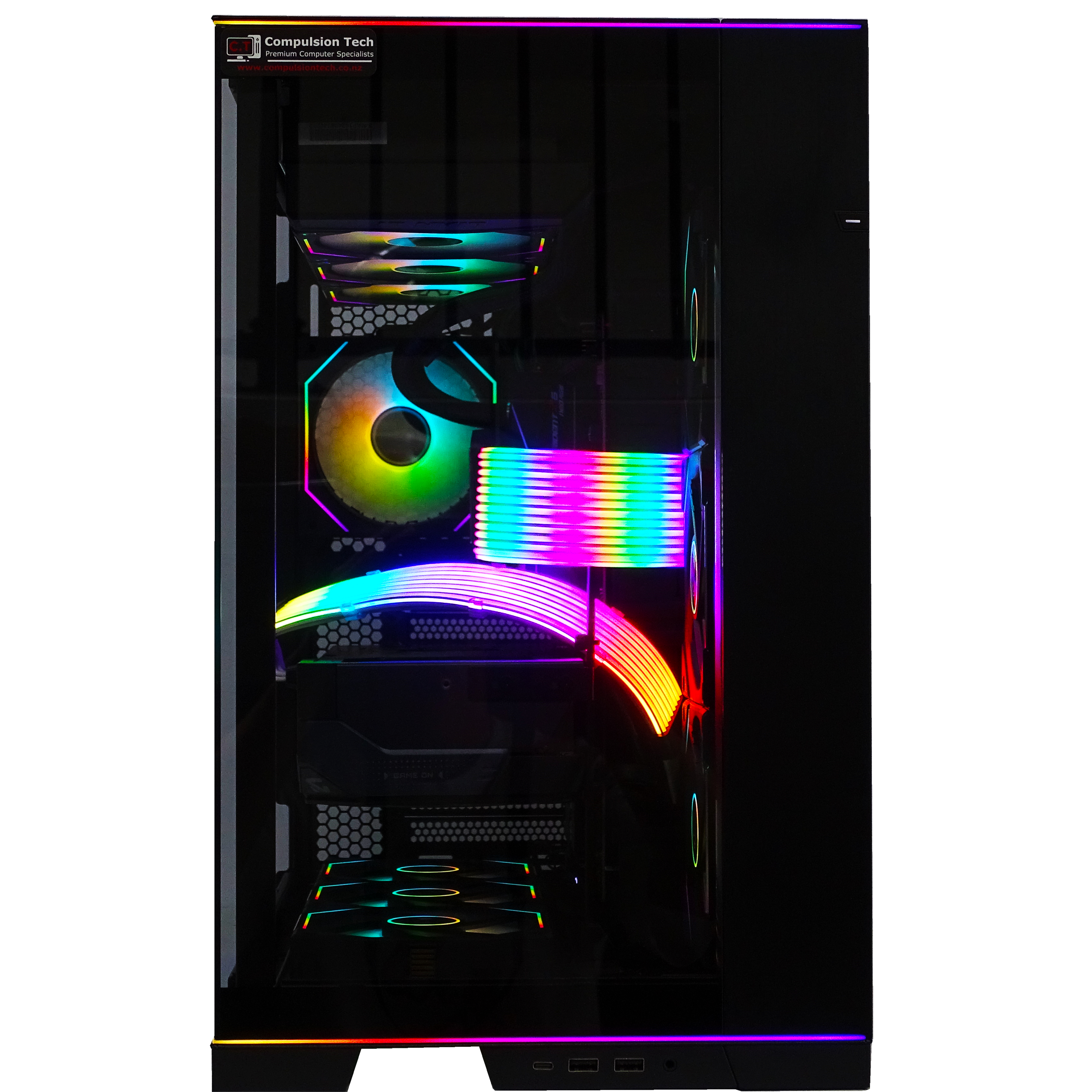 HELIOS Gaming PC - RTX 5090 + Ryzen 9950X3D + 96GB DDR5 + 4TB NVMe + 8TB HDD