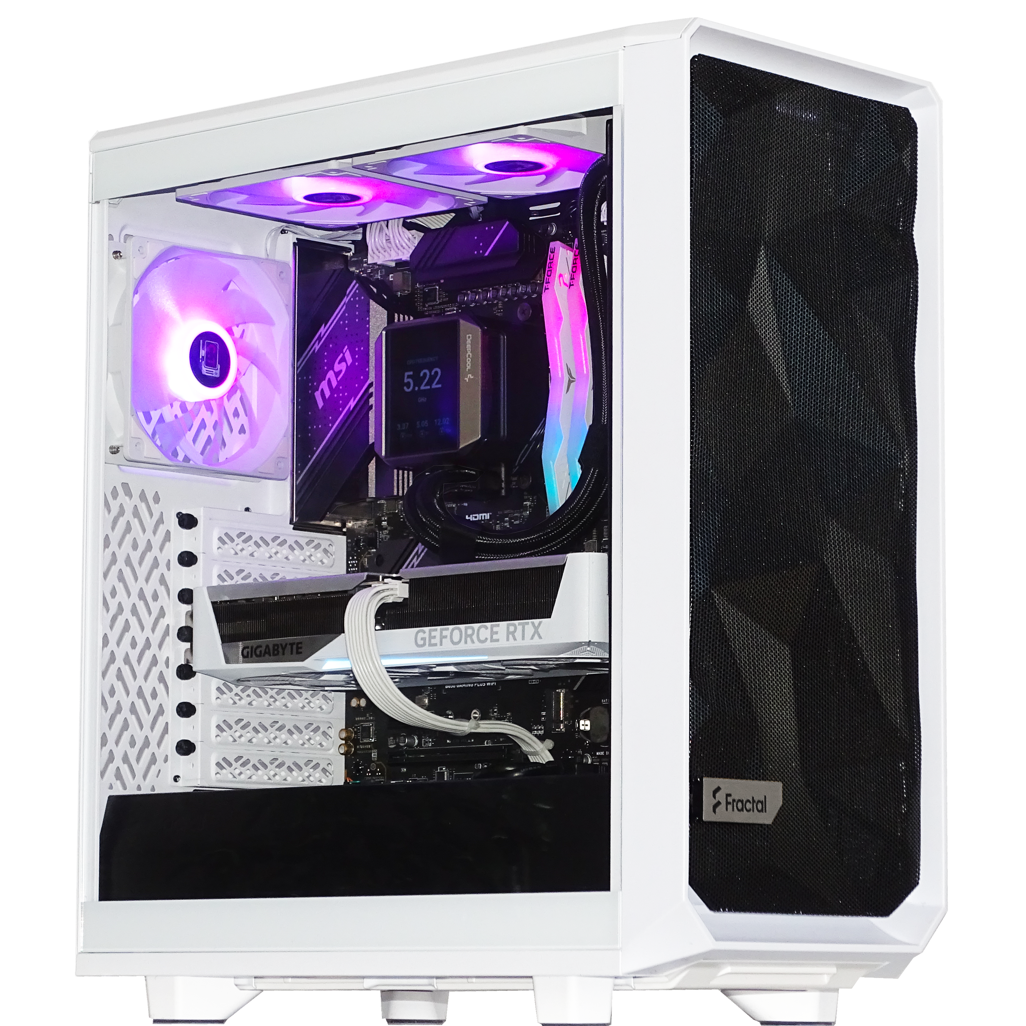 MESHIFY Gaming PC - RTX 5070 + Ryzen 9800X3D + 32GB DDR5 + 2TB NVMe