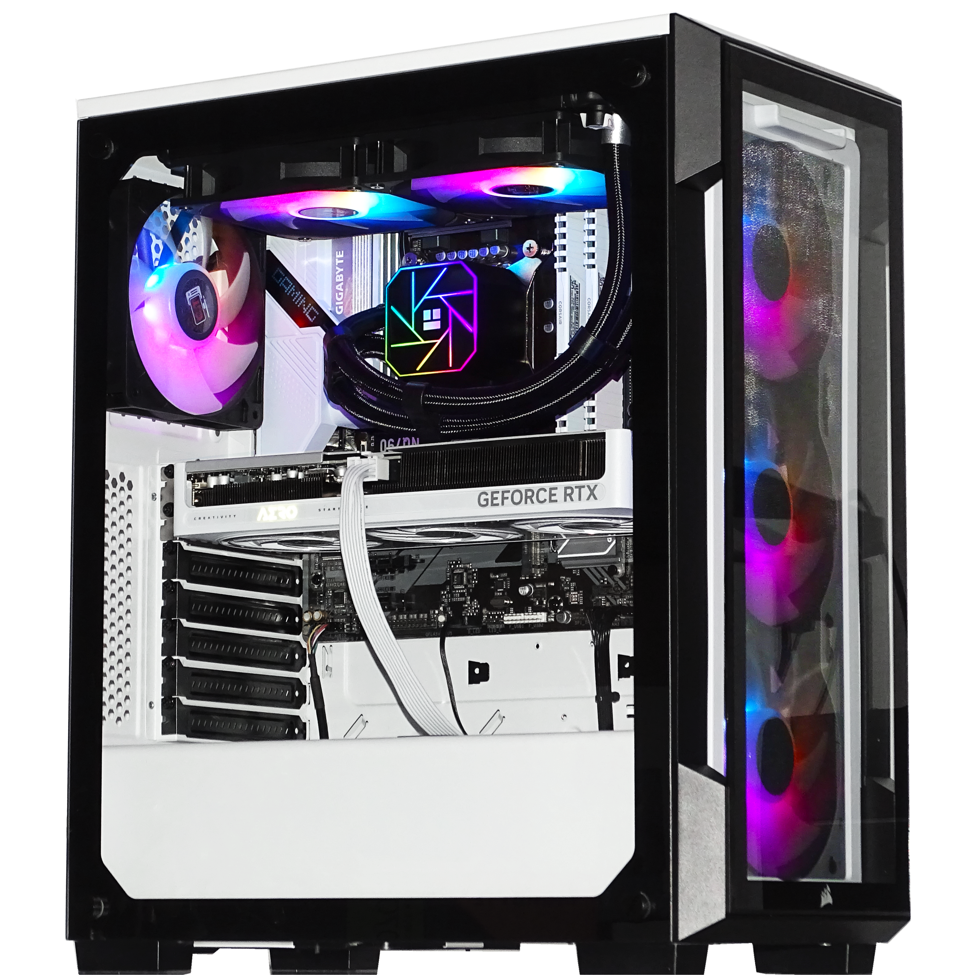AURORA Gaming PC - RTX 5060Ti + i5 14400F + 32GB DDR4 + 2TB NVMe