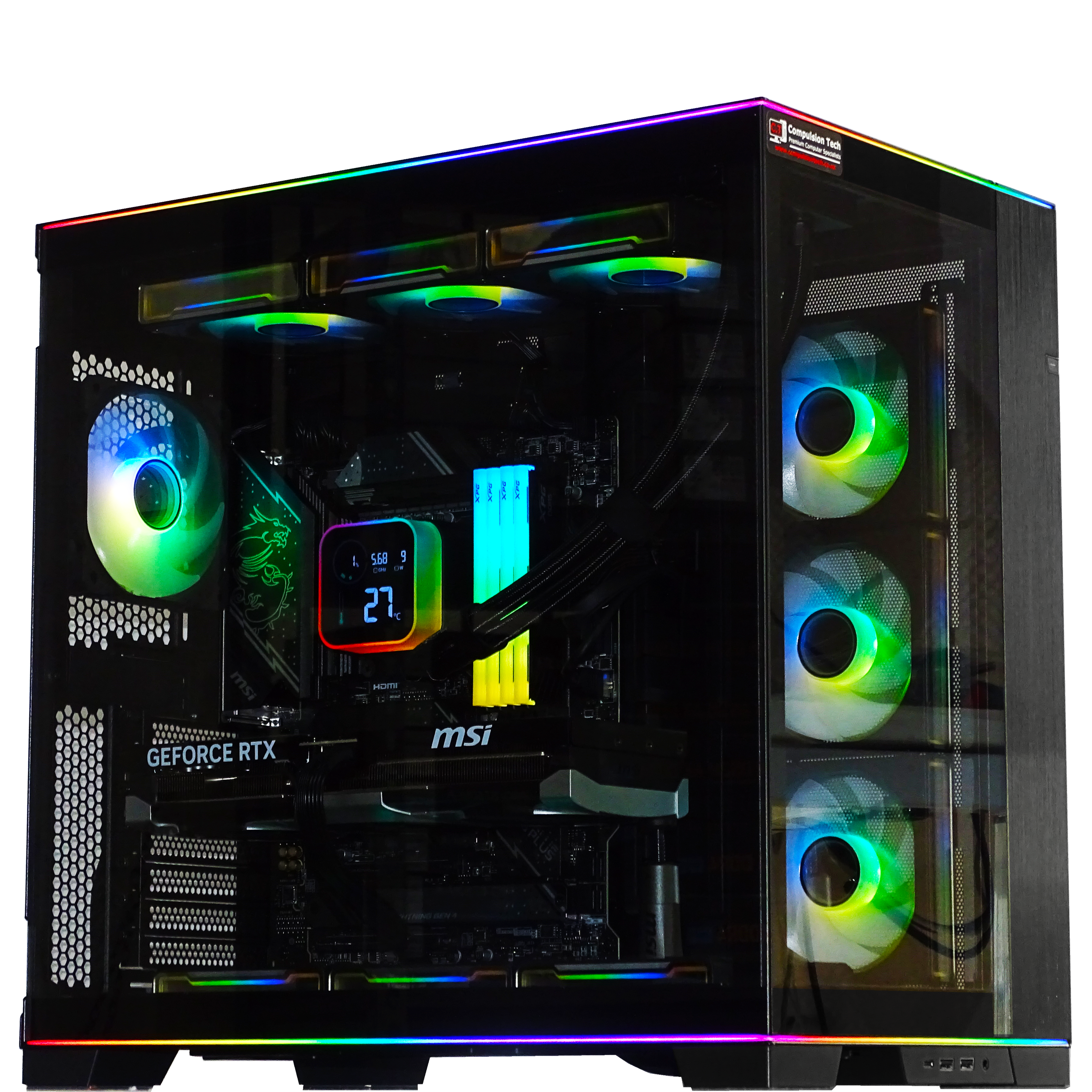 HALCON Gaming PC - RTX 5080 + i9 14900K + 64GB DDR5 + 4TB NVMe