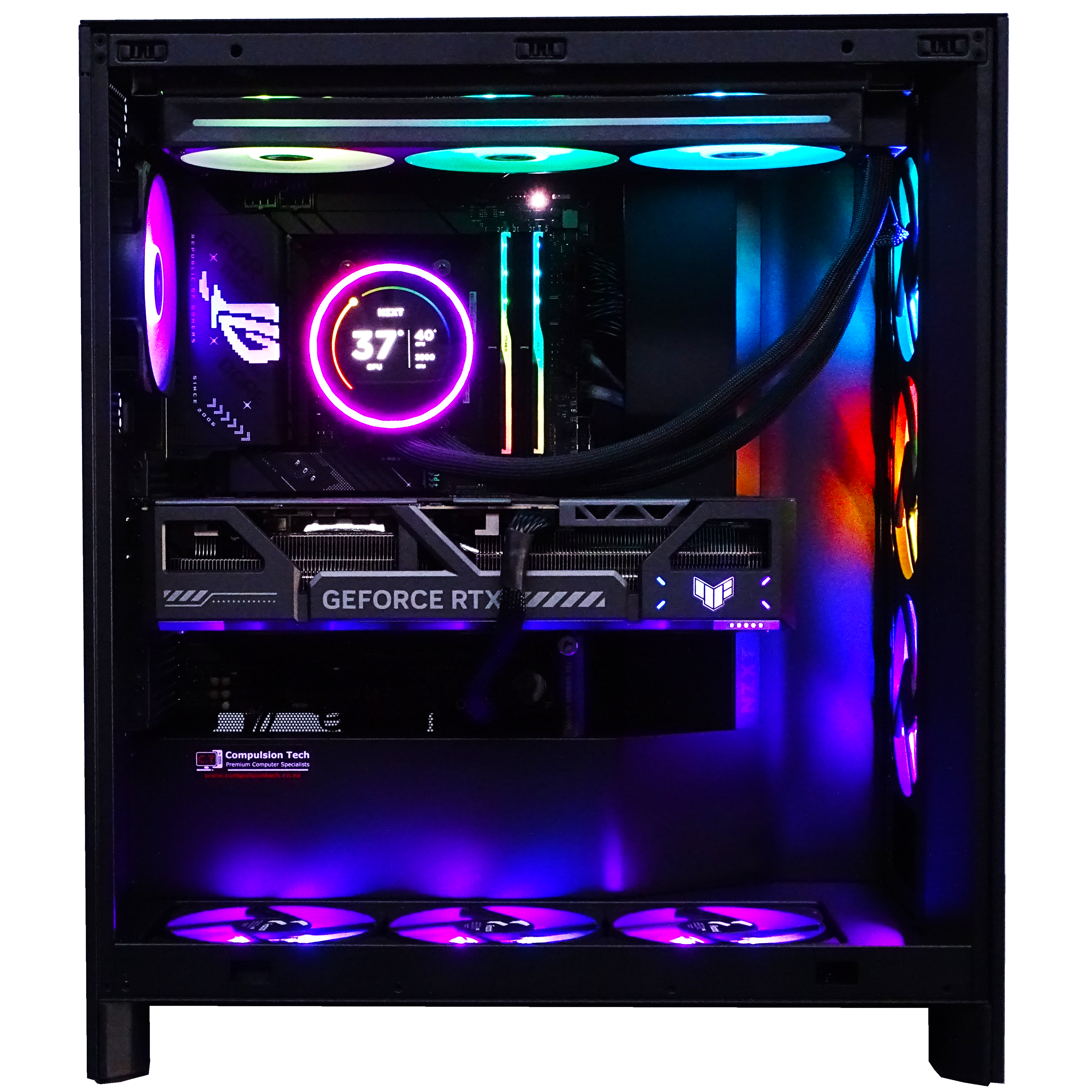 AMBER Gaming PC - RTX 5080 + i7 14700KF + 64GB DDR5 + 4TB NVMe