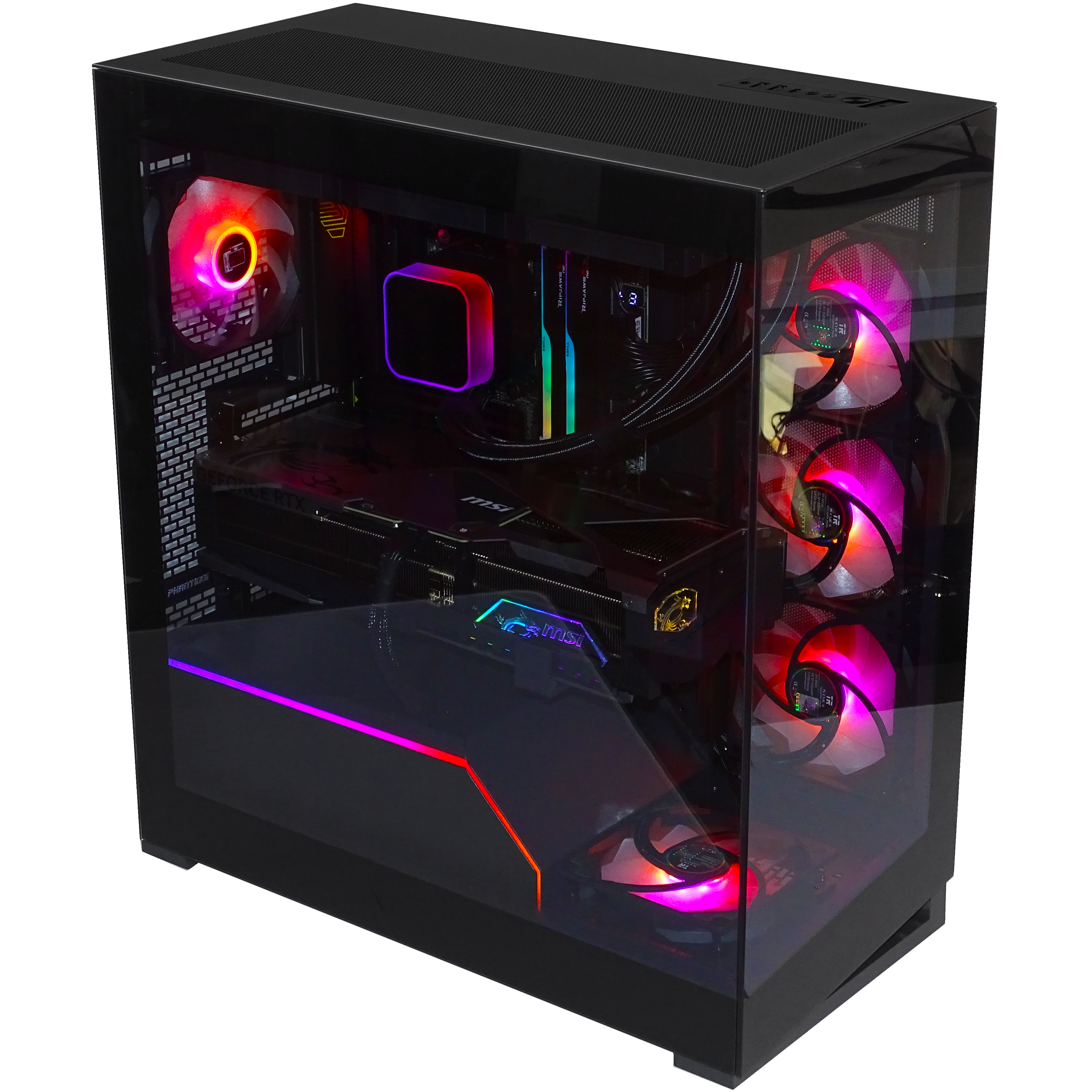 QUANTUM Gaming PC - RTX 5090 + Ryzen 9950X3D + 96GB DDR5 + 4TB NVMe + 8TB HDD
