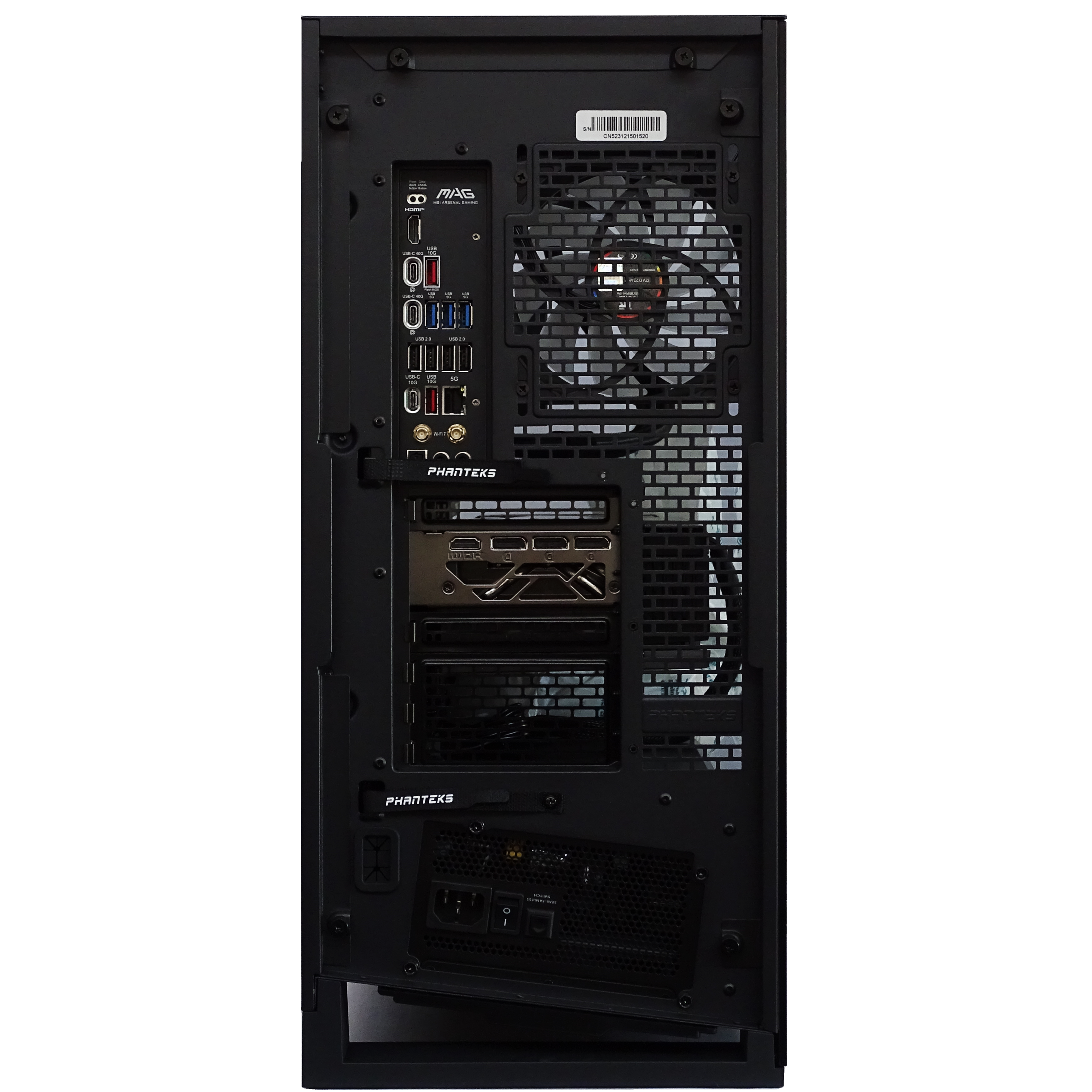 QUANTUM Gaming PC - RTX 5090 + Ryzen 9950X3D + 96GB DDR5 + 4TB NVMe + 8TB HDD