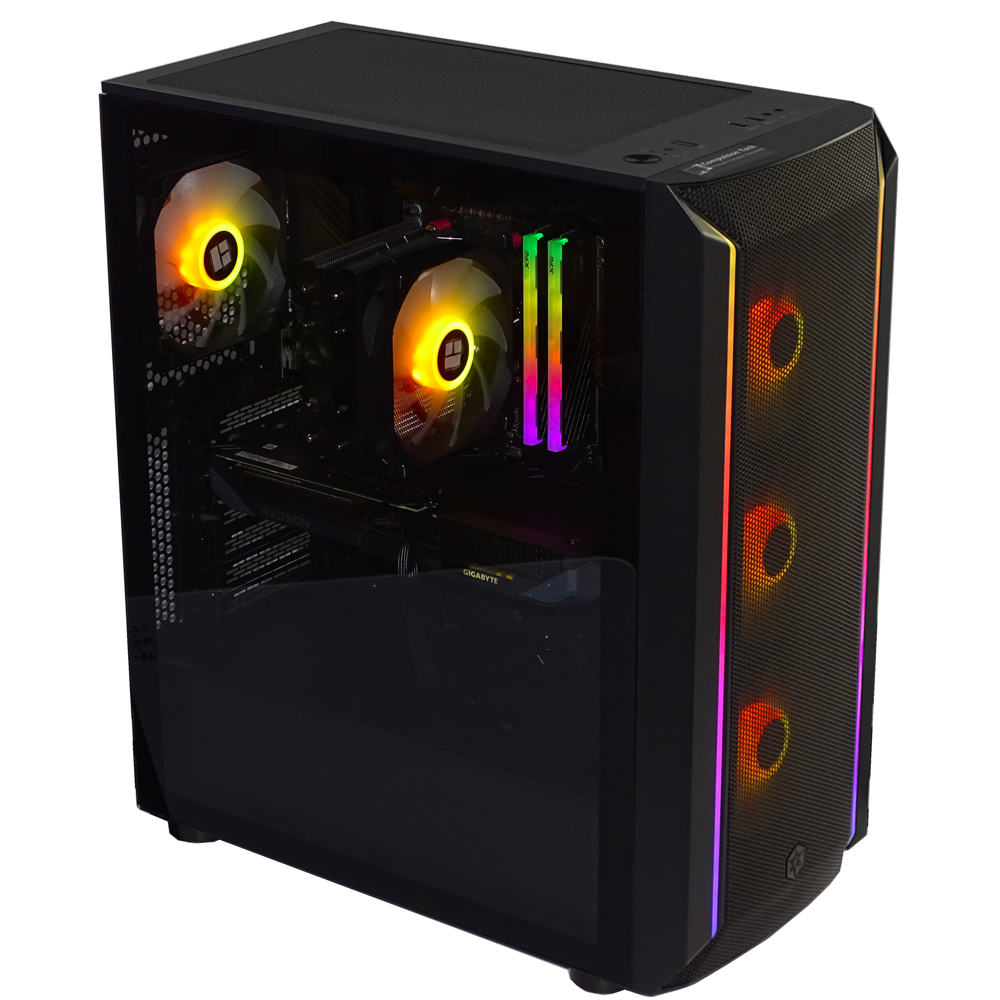 AQUA Gaming PC - RX 9060 XT + Ryzen 9600X + 32GB DDR5 + 1TB NVMe