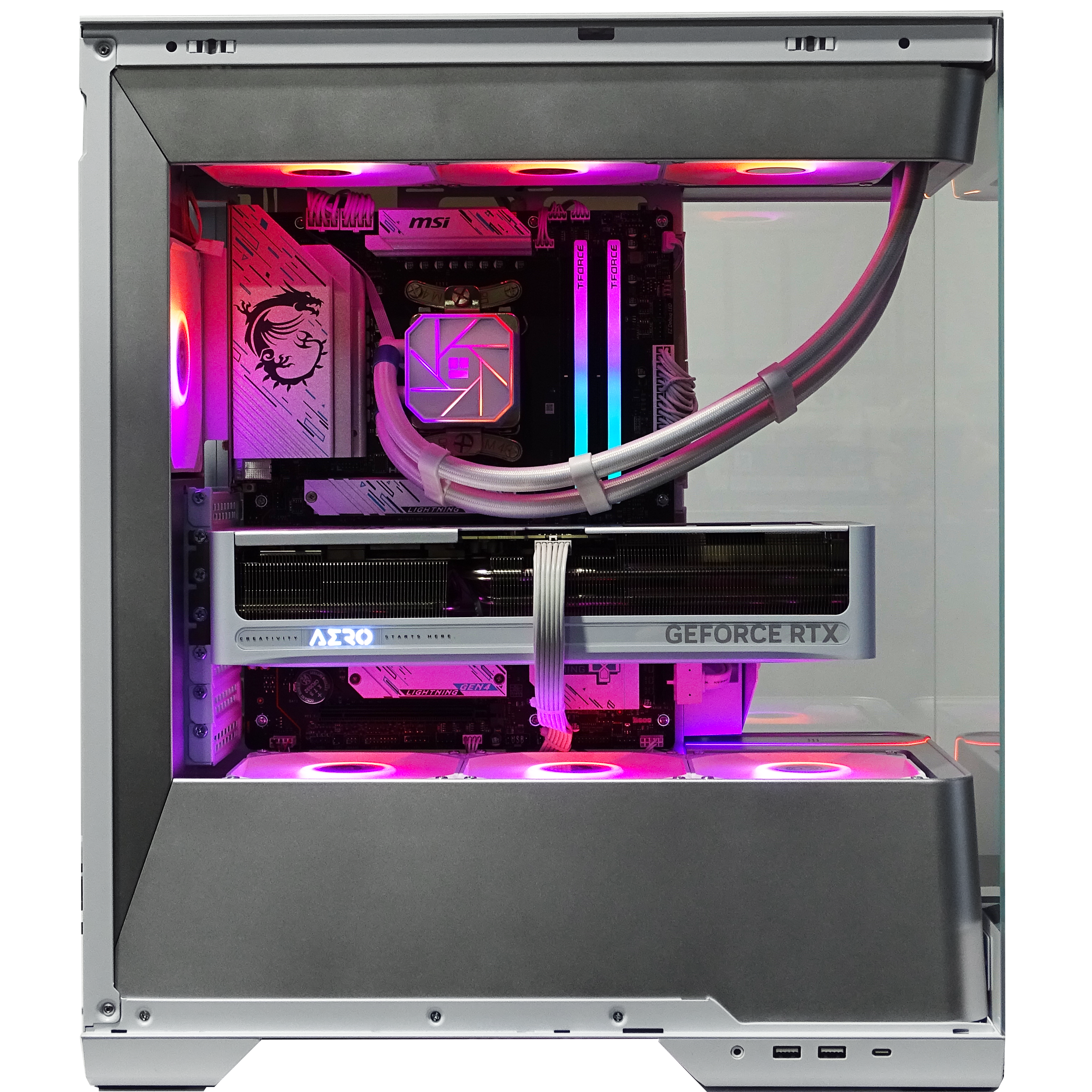 ARCTIC Gaming PC - RTX 5070Ti + i7 14700K + 32GB DDR5 + 2TB NVMe