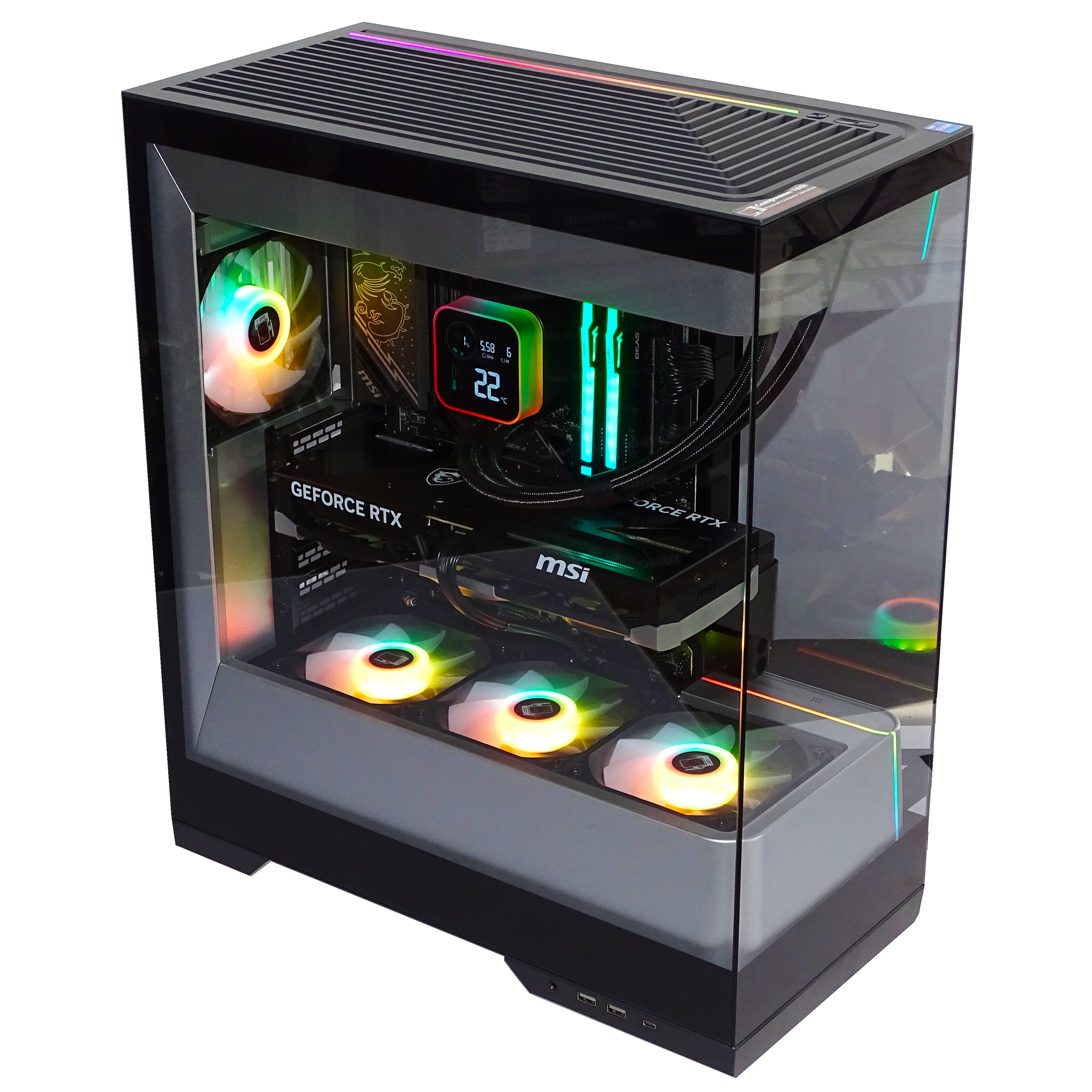 KNIGHT Gaming PC - RTX 5080 + i7 14700KF + 64GB DDR5 + 2TB NVMe + 4TB HDD