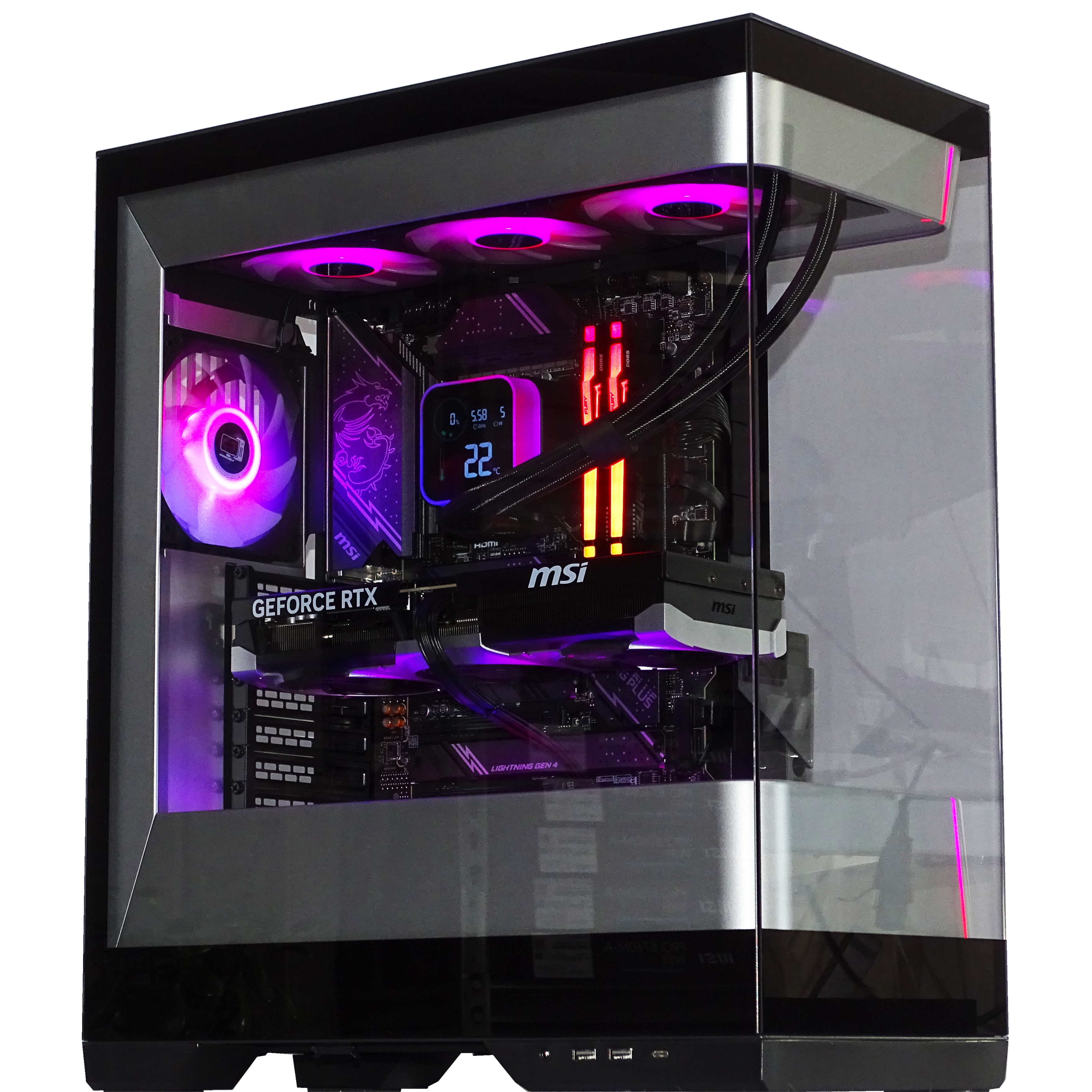 KNIGHT Gaming PC - RTX 5080 + i7 14700KF + 64GB DDR5 + 2TB NVMe + 4TB HDD