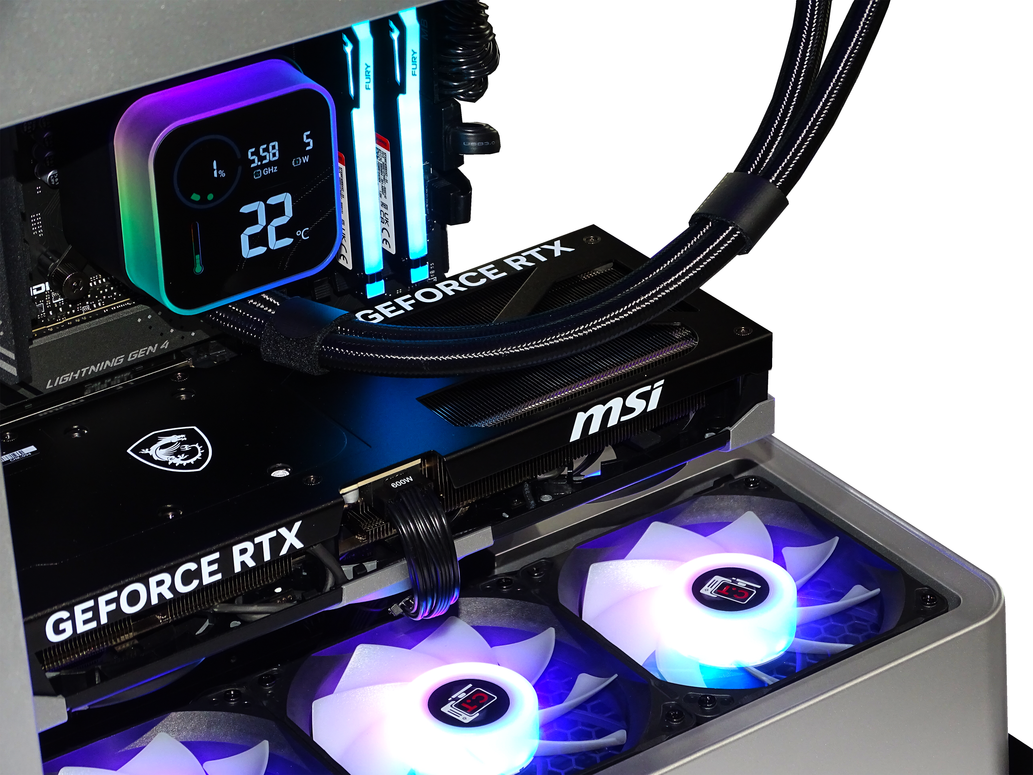 KNIGHT Gaming PC - RTX 5080 + i7 14700KF + 64GB DDR5 + 2TB NVMe + 4TB HDD