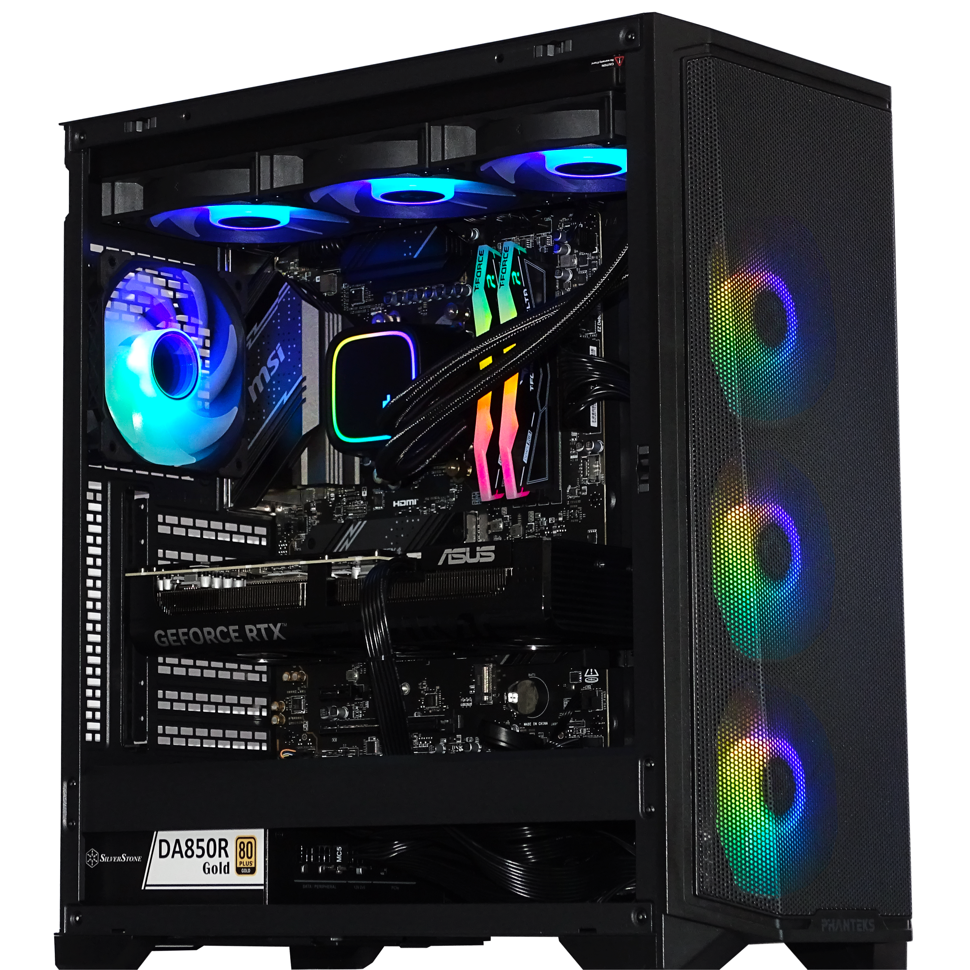 SUPERNOVA Gaming PC - RTX 5070Ti + Ryzen 9800X3D + 32GB DDR5 + 2TB NVMe