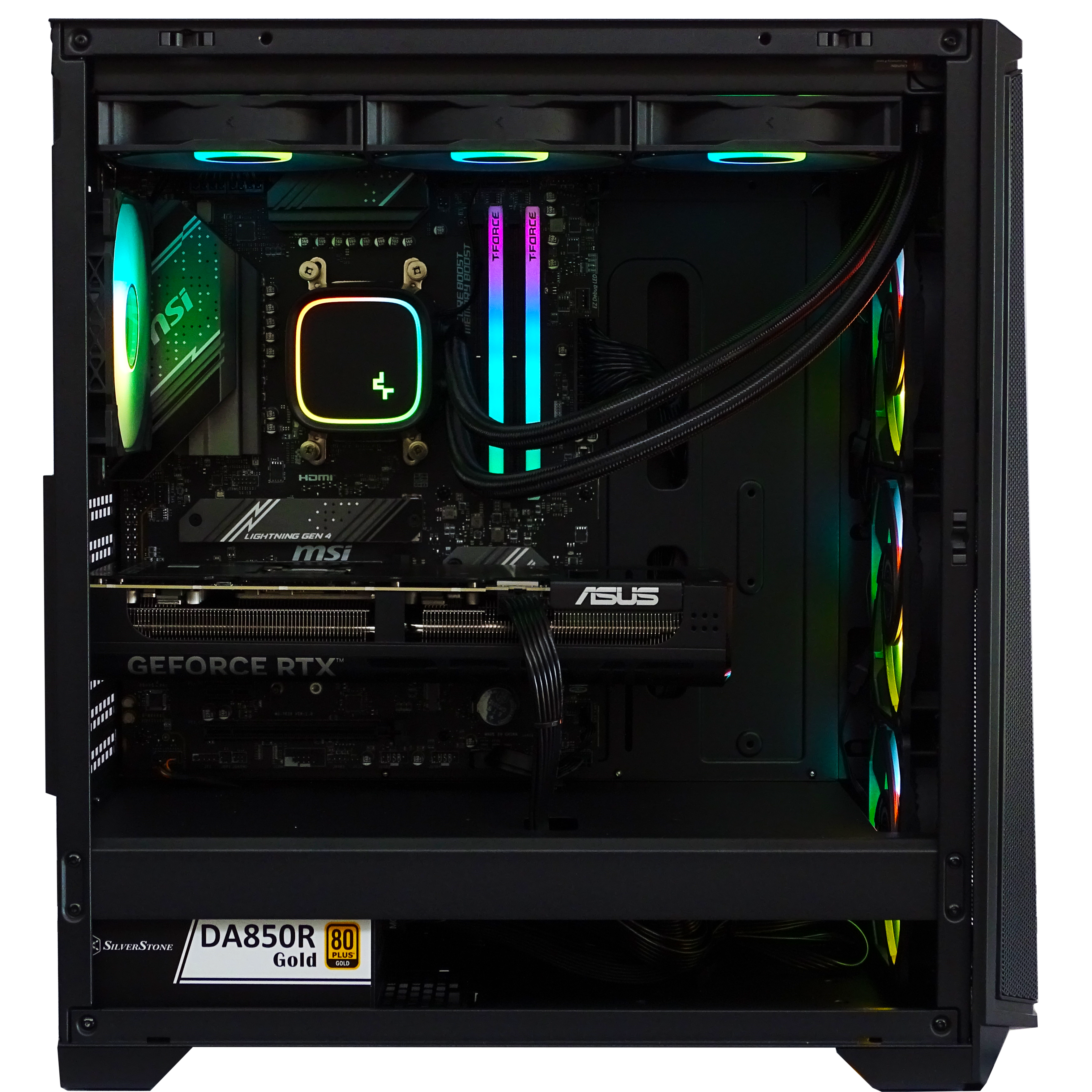 SUPERNOVA Gaming PC - RTX 5070Ti + Ryzen 9800X3D + 32GB DDR5 + 2TB NVMe