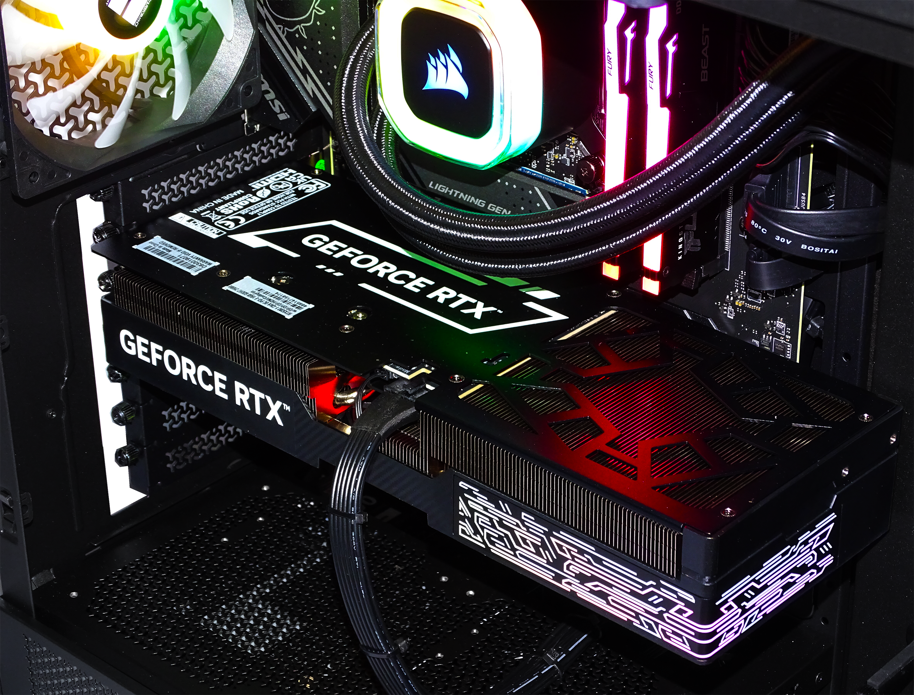 RAVAGE Gaming PC - RTX 5080 + i7 14700KF + 32GB DDR5 + 2TB NVMe