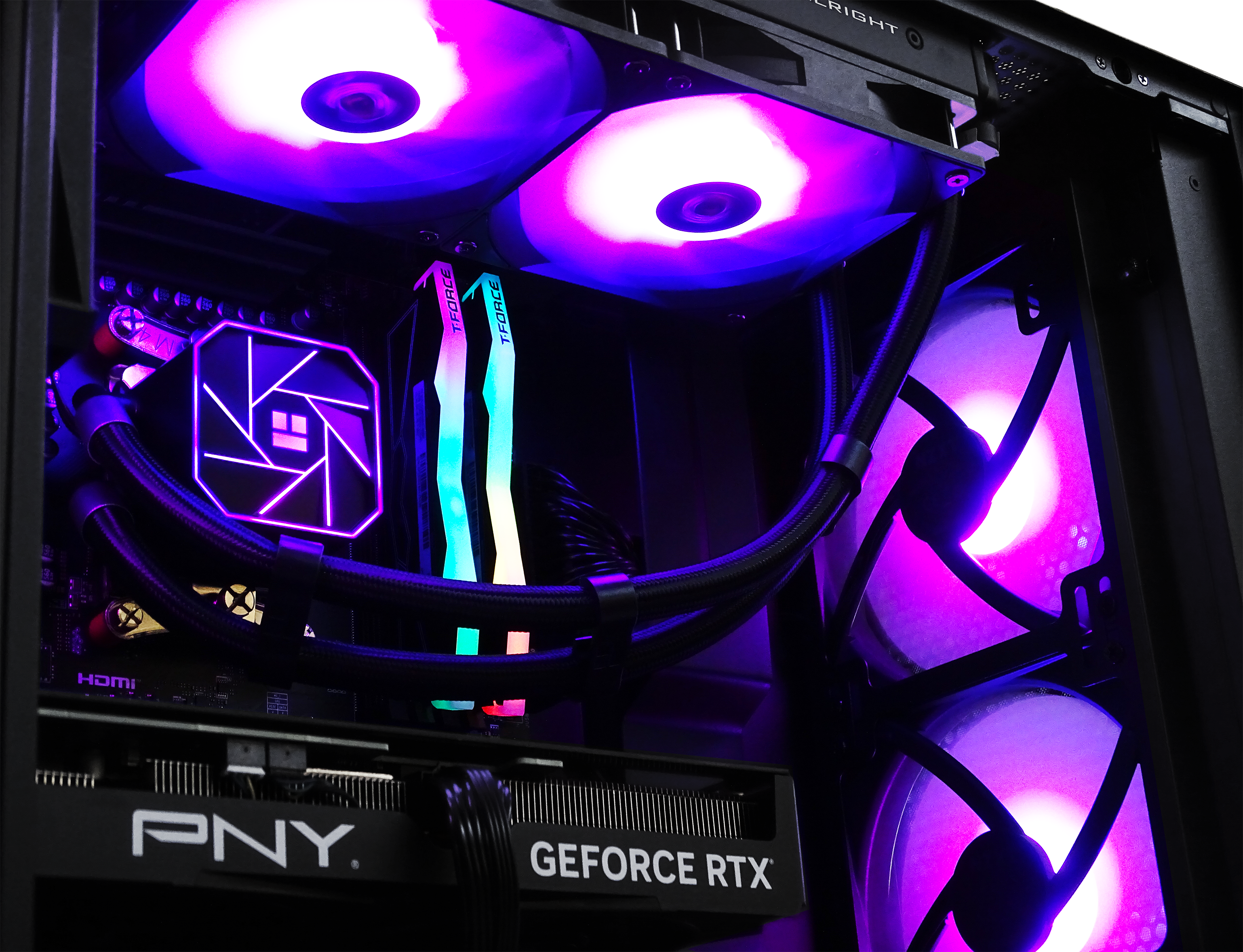 GHOST Gaming PC - RTX 4070 SUPER + Ryzen 9700X + 32GB DDR5 + 2TB NVMe
