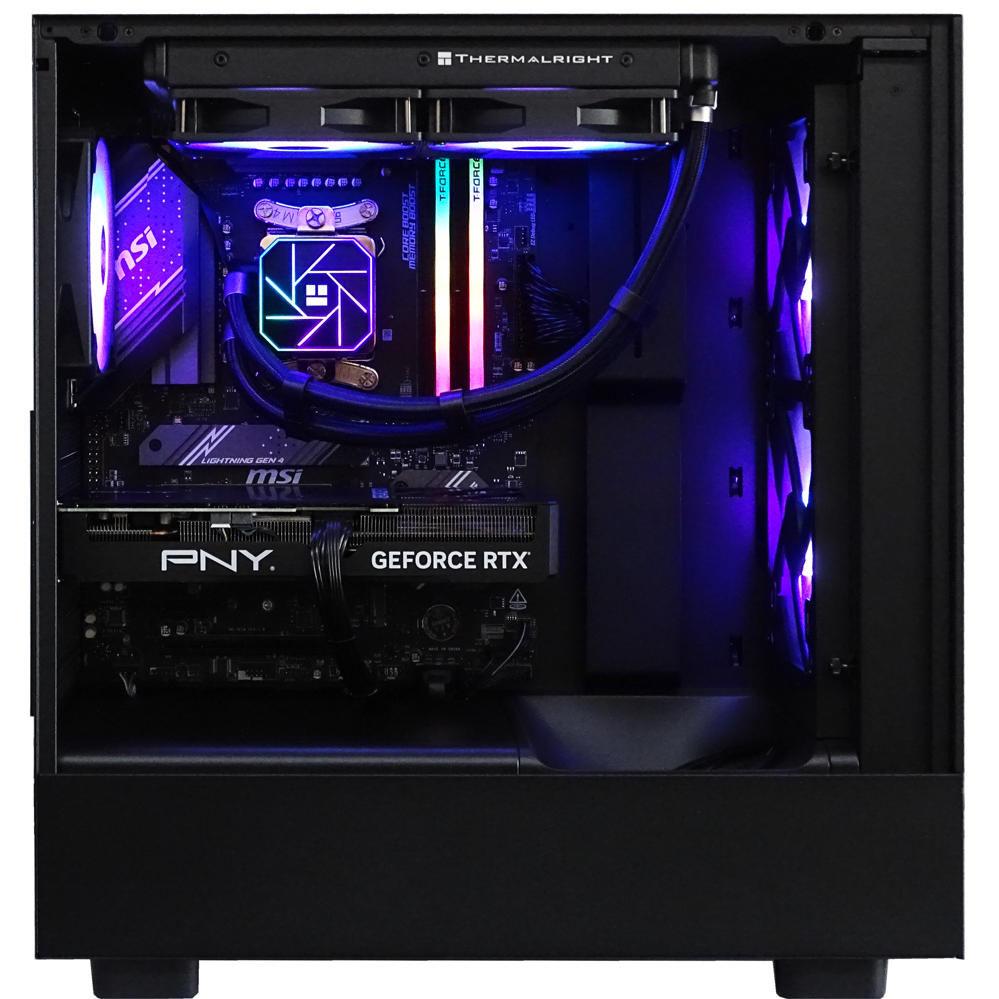 GHOST Gaming PC - RTX 4070 SUPER + Ryzen 9700X + 32GB DDR5 + 2TB NVMe