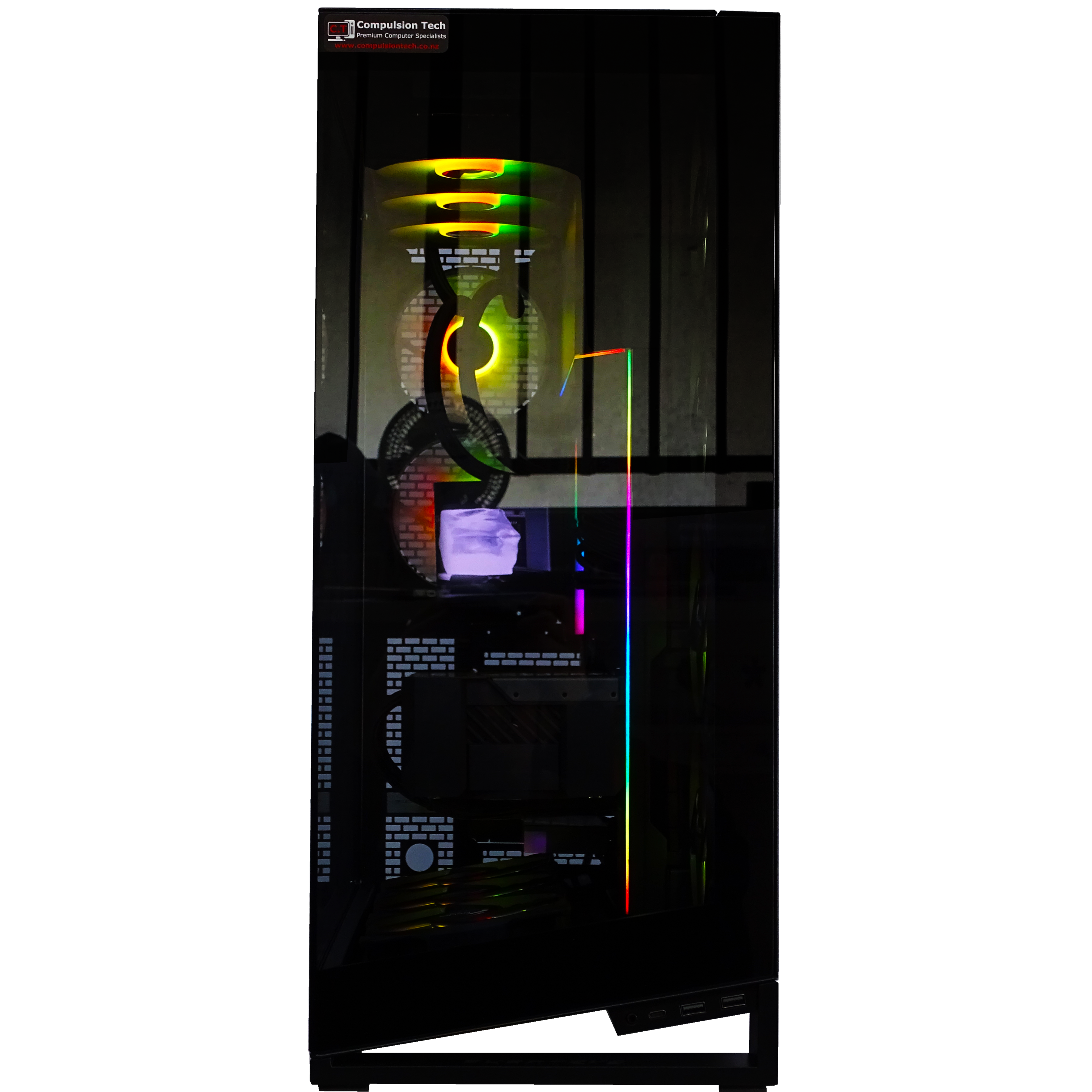 QUANTUM Gaming PC - RTX 5090 + Ryzen 9950X3D + 96GB DDR5 + 4TB NVMe + 8TB HDD