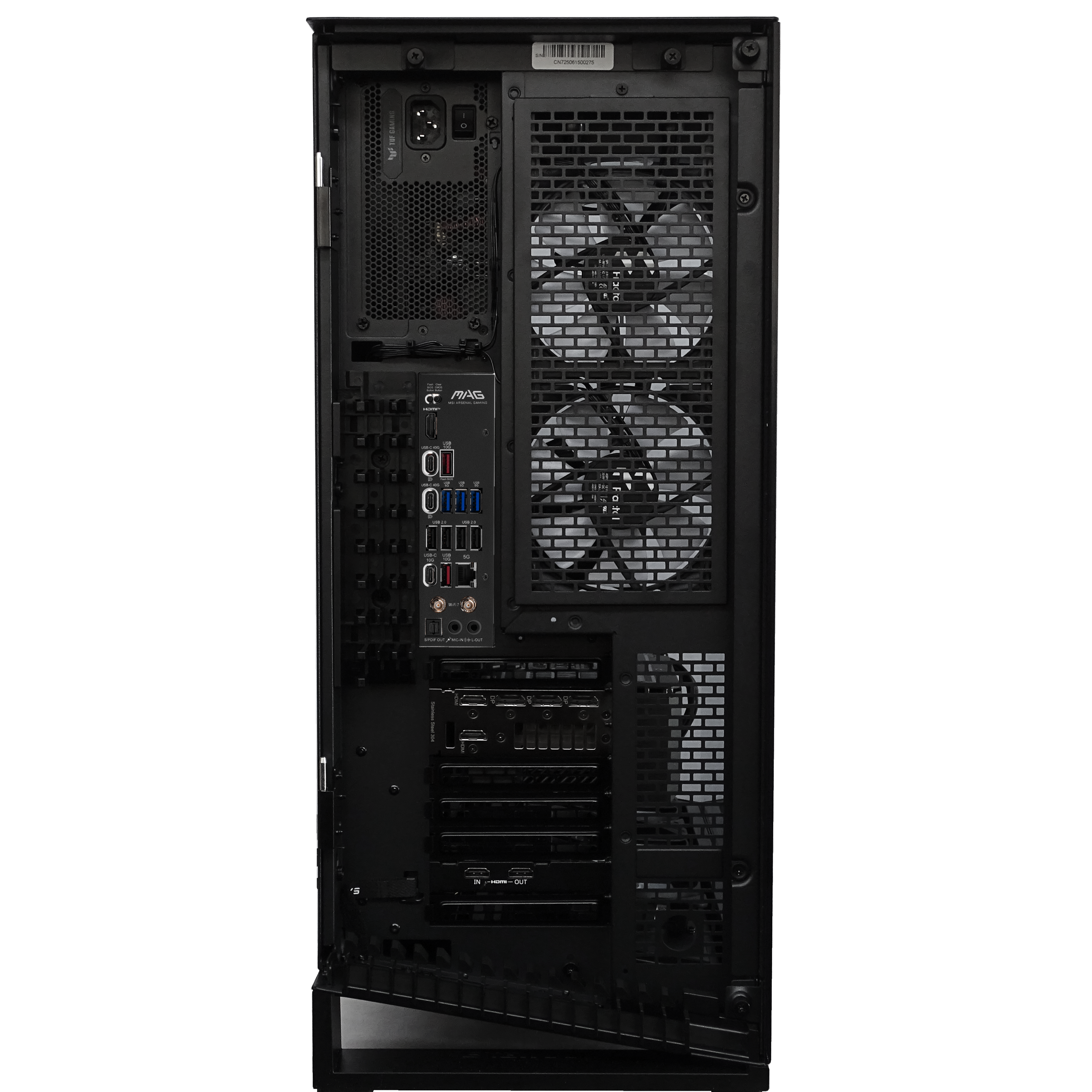 QUANTUM Gaming PC - RTX 5090 + Ryzen 9950X3D + 96GB DDR5 + 4TB NVMe + 8TB HDD