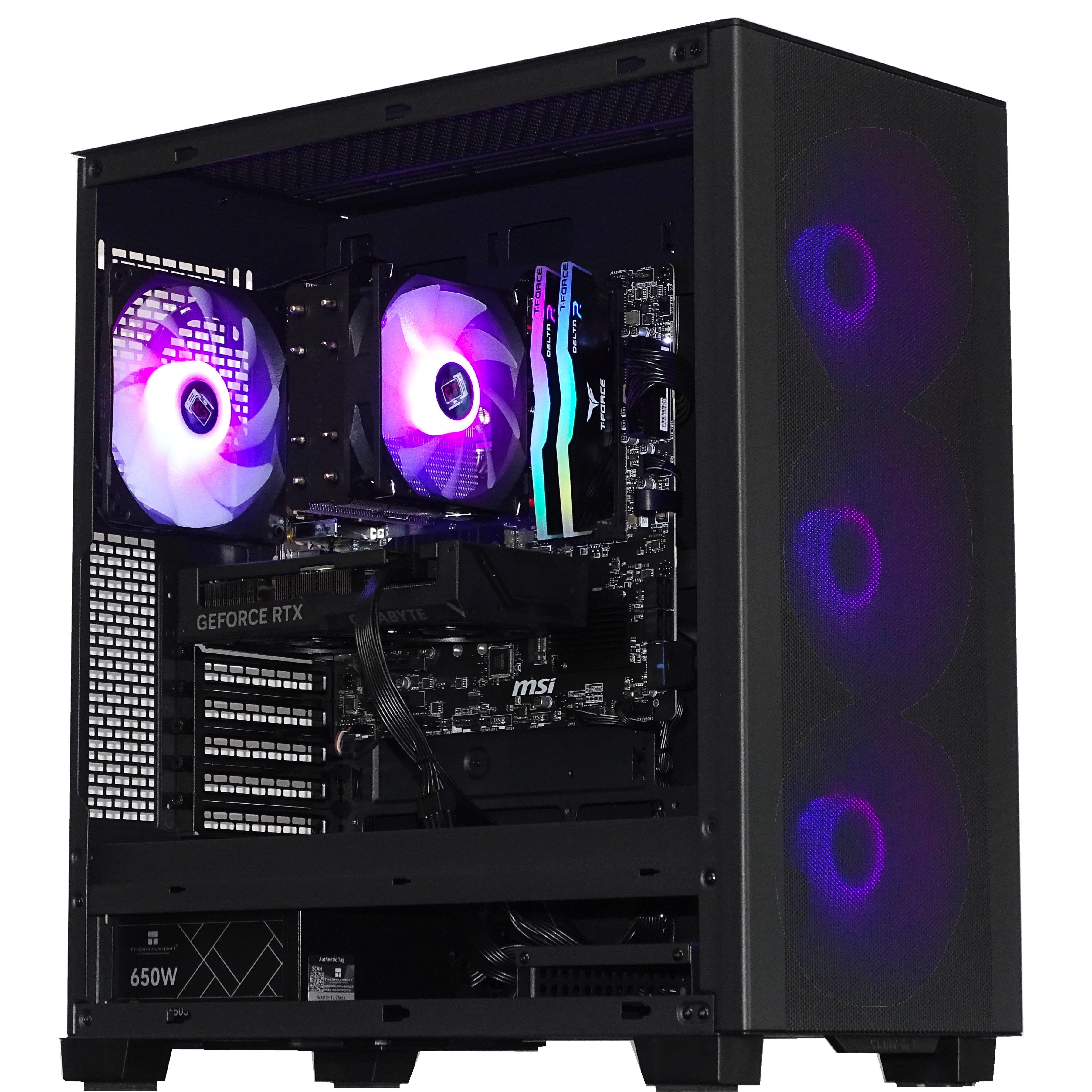 NINJA Gaming PC - RTX 4060Ti + Ryzen 5700X + 32GB DDR4 + 1TB NVMe