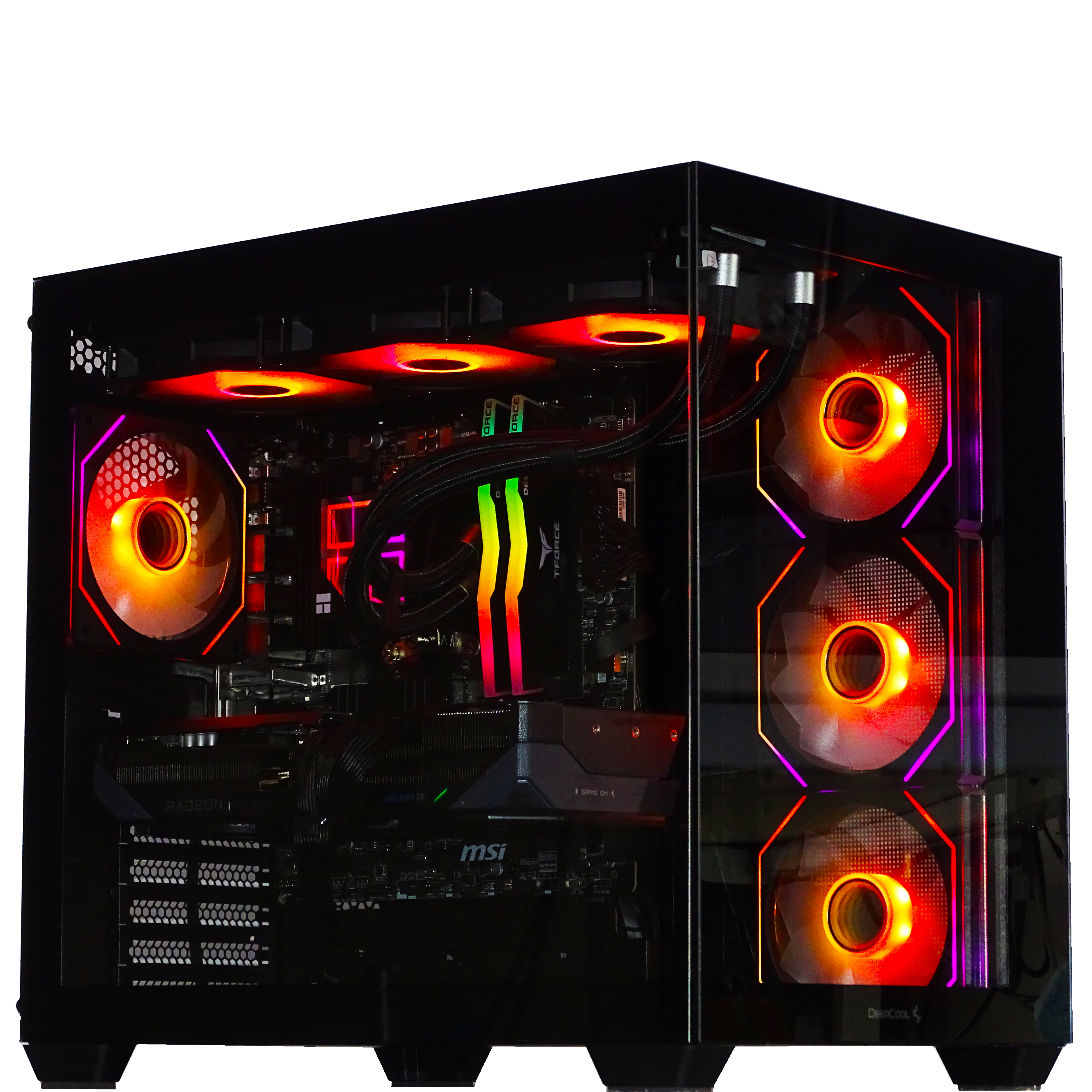 ICEBREAKER Gaming PC - RX 9070 XT + Ryzen 7 5700X + 32GB DDR4 + 2TB NVMe