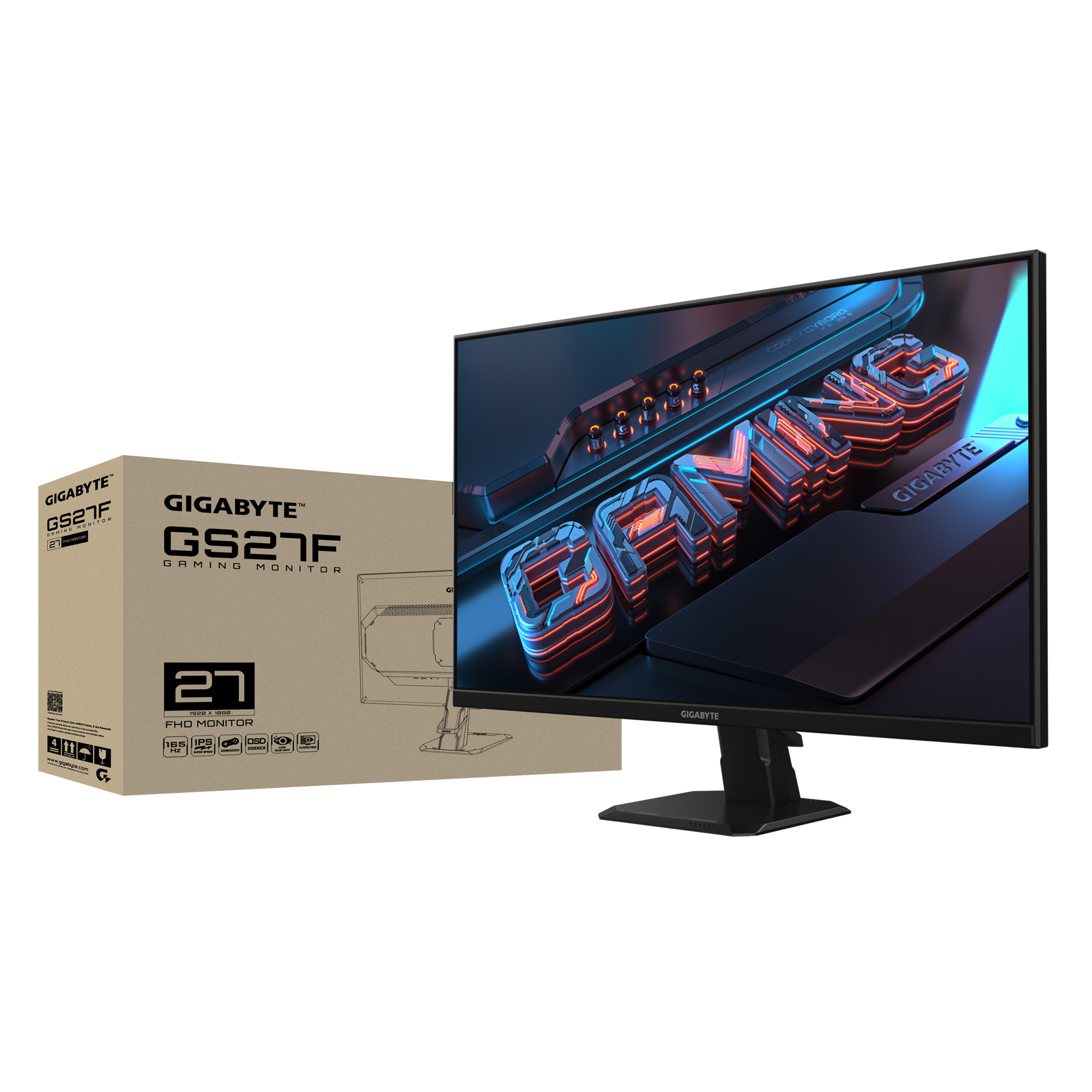 Gigabyte GS27FA 27" 1080P FHD IPS 180Hz Gaming Monitor