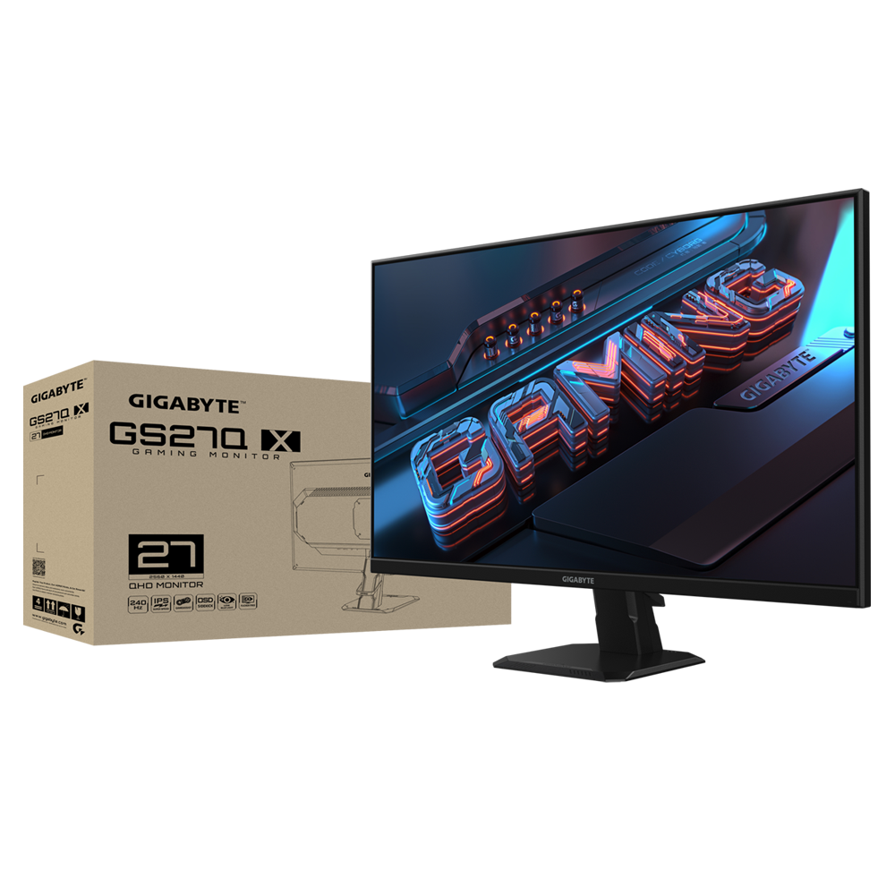 Gigabyte GS27Q-X 27" 1440P QHD IPS 240Hz Gaming Monitor