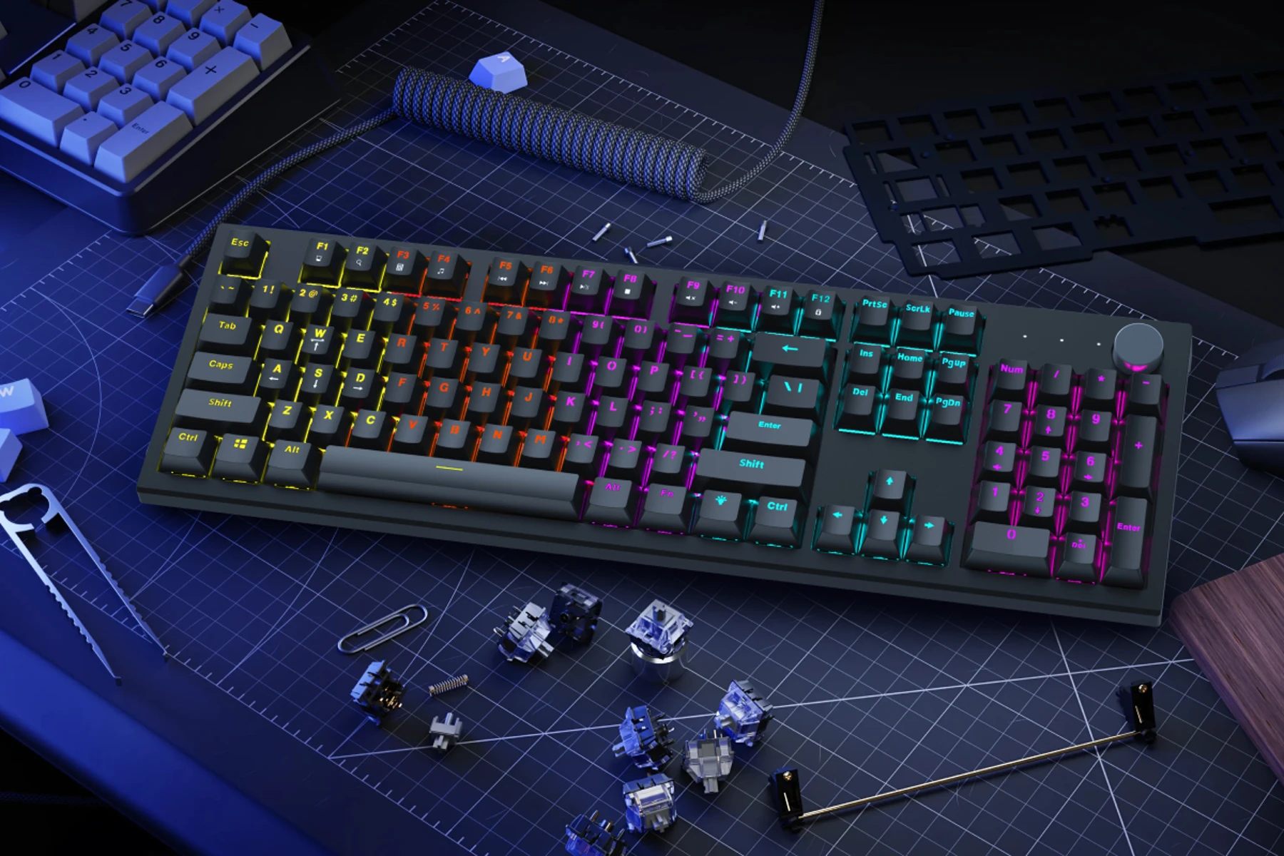 Kogan Rainbow RGB Mechanical Gaming Keyboard