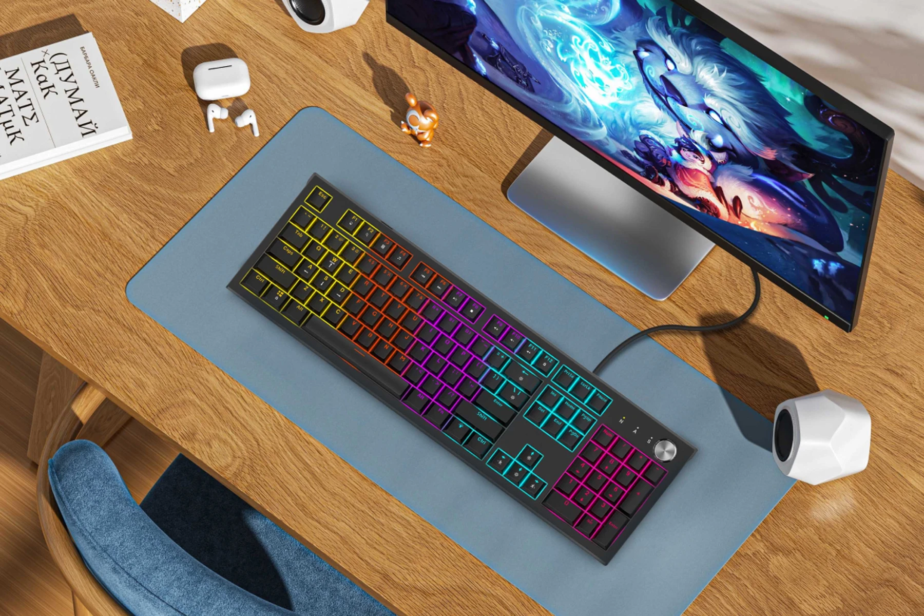 Kogan Rainbow RGB Mechanical Gaming Keyboard