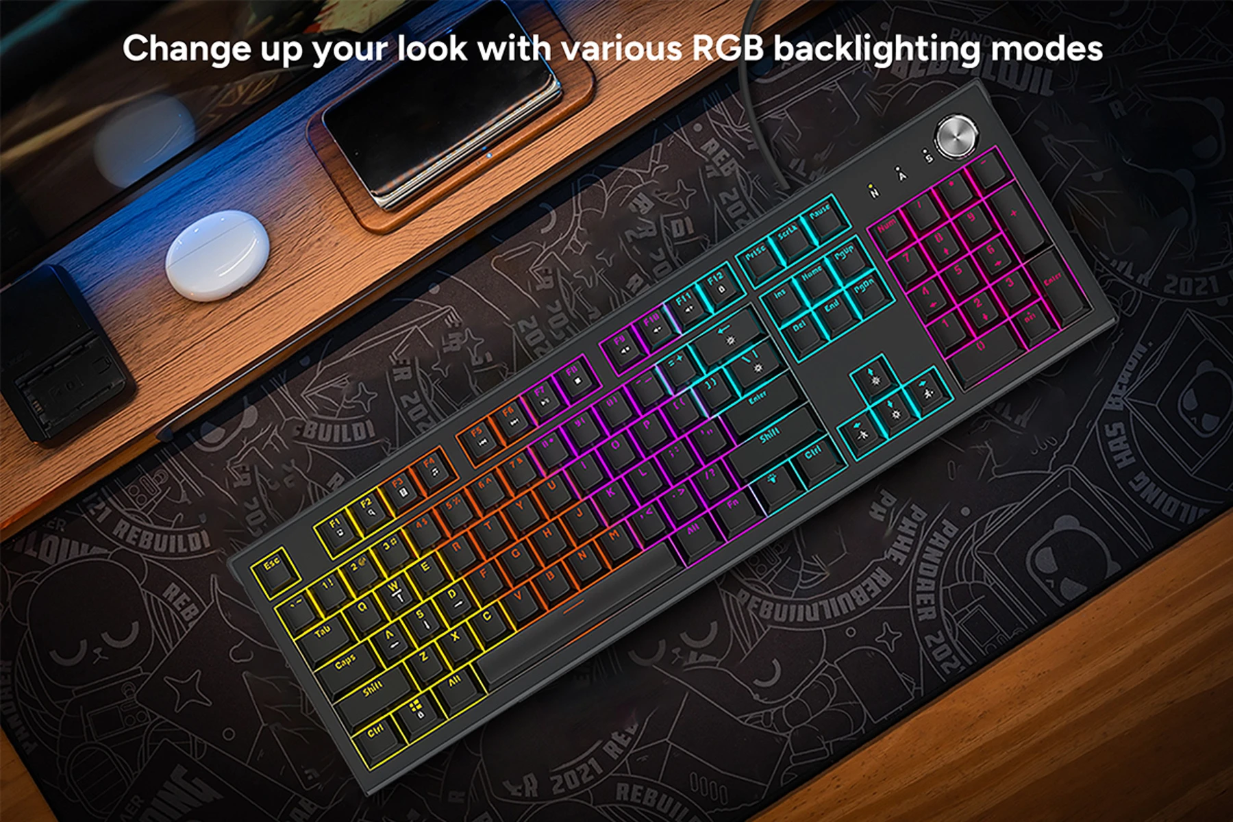 Kogan Rainbow RGB Mechanical Gaming Keyboard