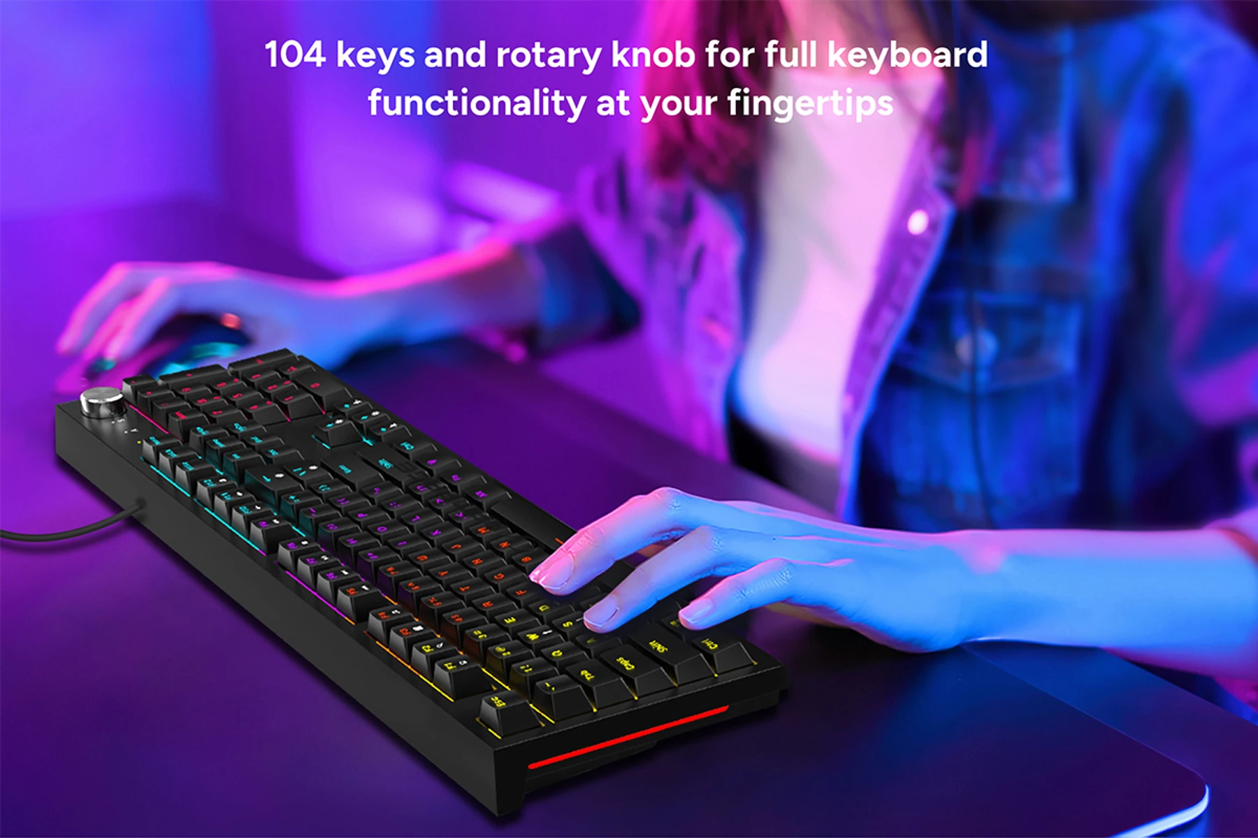 Kogan Rainbow RGB Mechanical Gaming Keyboard