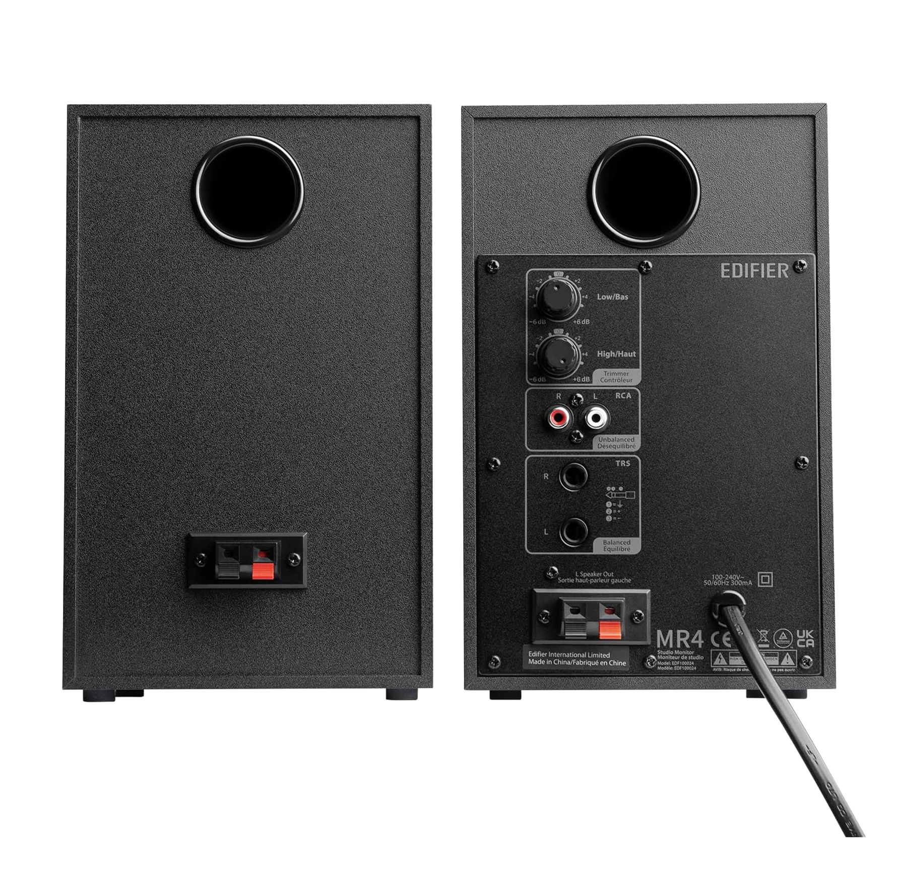 Edifier MR4 4" 42W Dual Studio Speaker System - Black