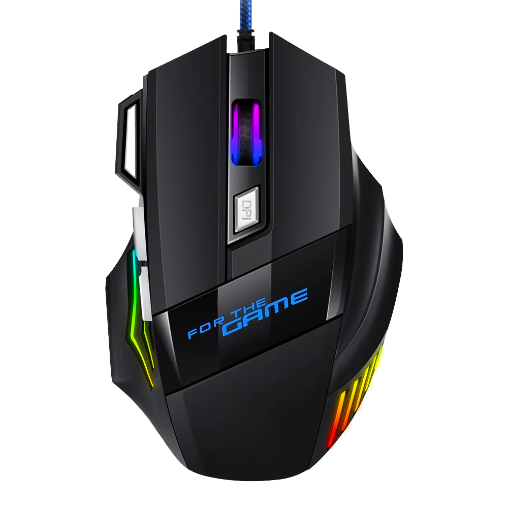 G6 USB Wired Gaming Mouse – 7-Button RGB Ergonomic Design