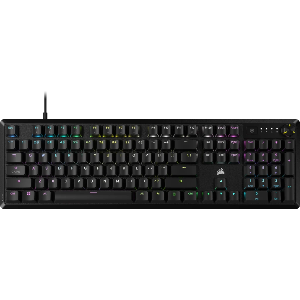 Corsair K70 CORE RGB Mechanical MLX RED Gaming Keyboard - Black