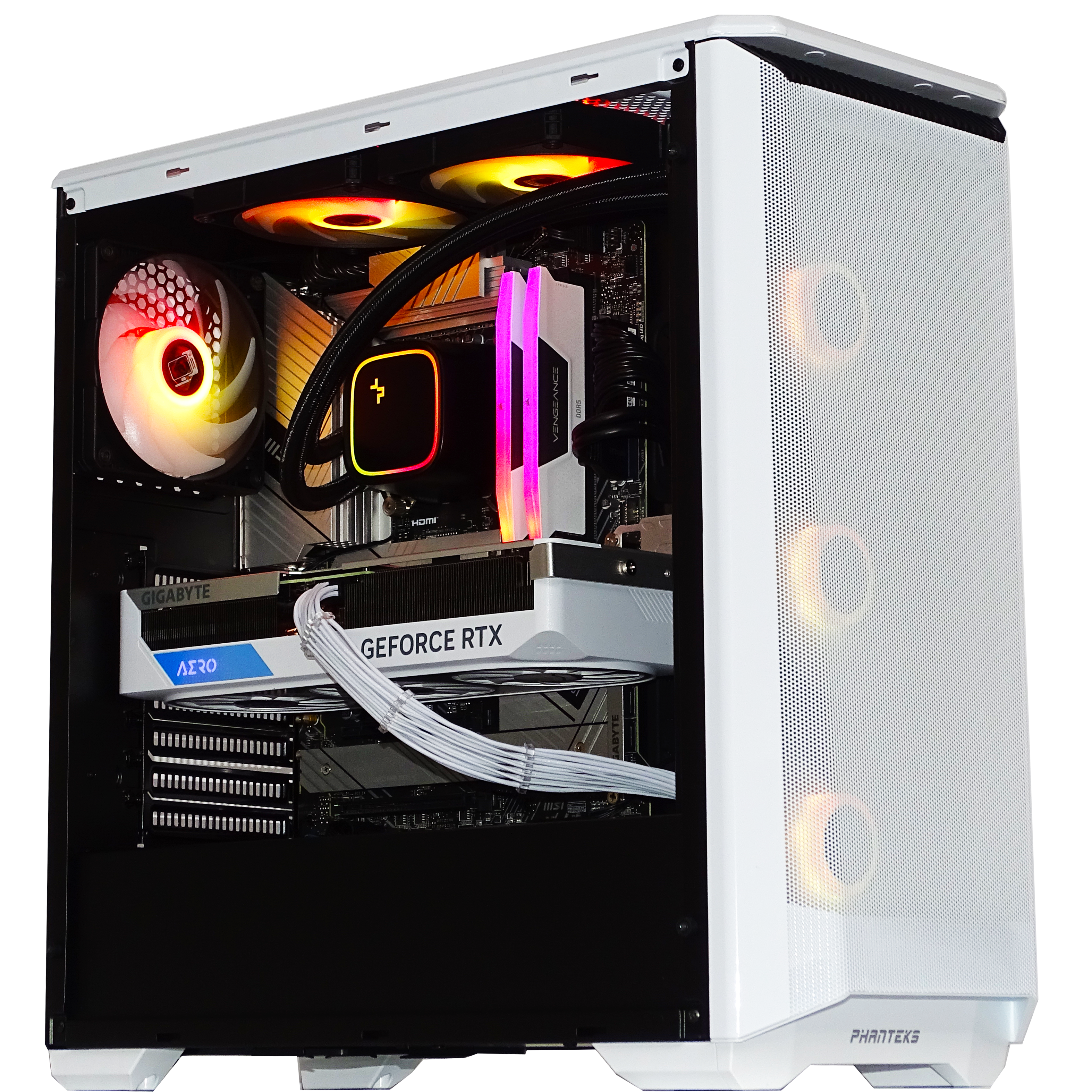 THUNDER Gaming PC - RTX 4070Ti SUPER + i7 14700KF + 32GB DDR5 + 2TB NVMe