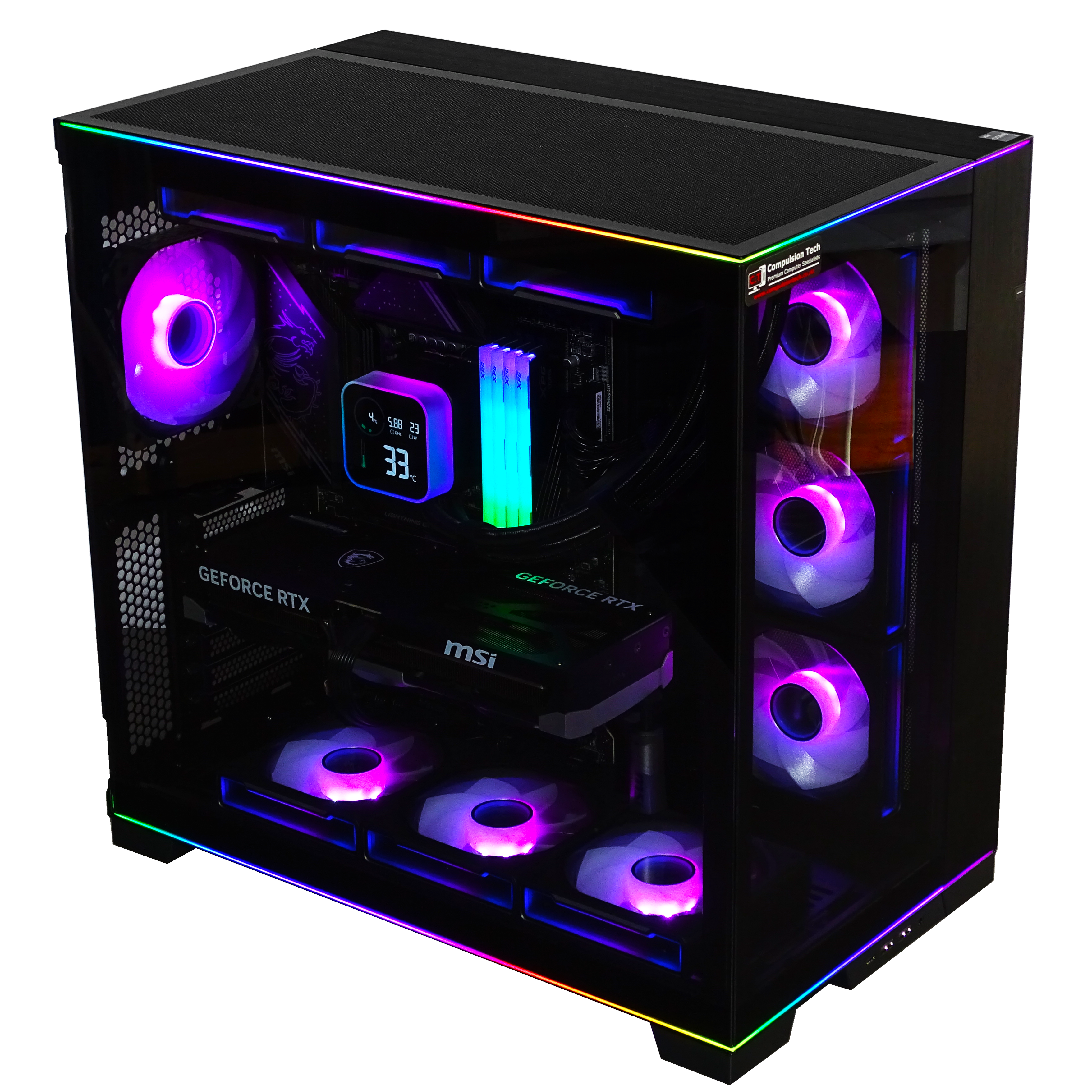 HALCON Gaming PC - RTX 5080 + i9 14900K + 64GB DDR5 + 4TB NVMe