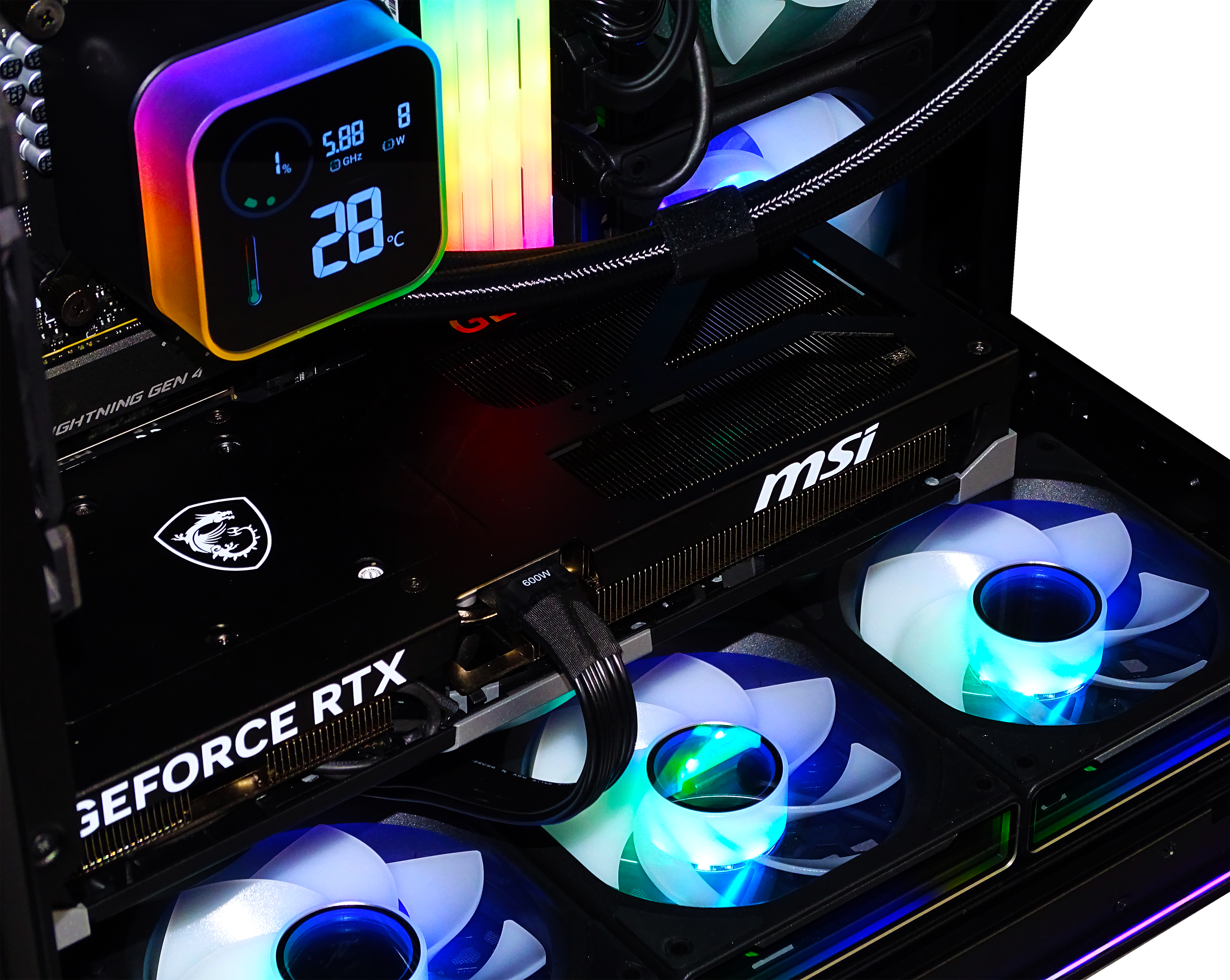 HALCON Gaming PC - RTX 5080 + i9 14900K + 64GB DDR5 + 4TB NVMe