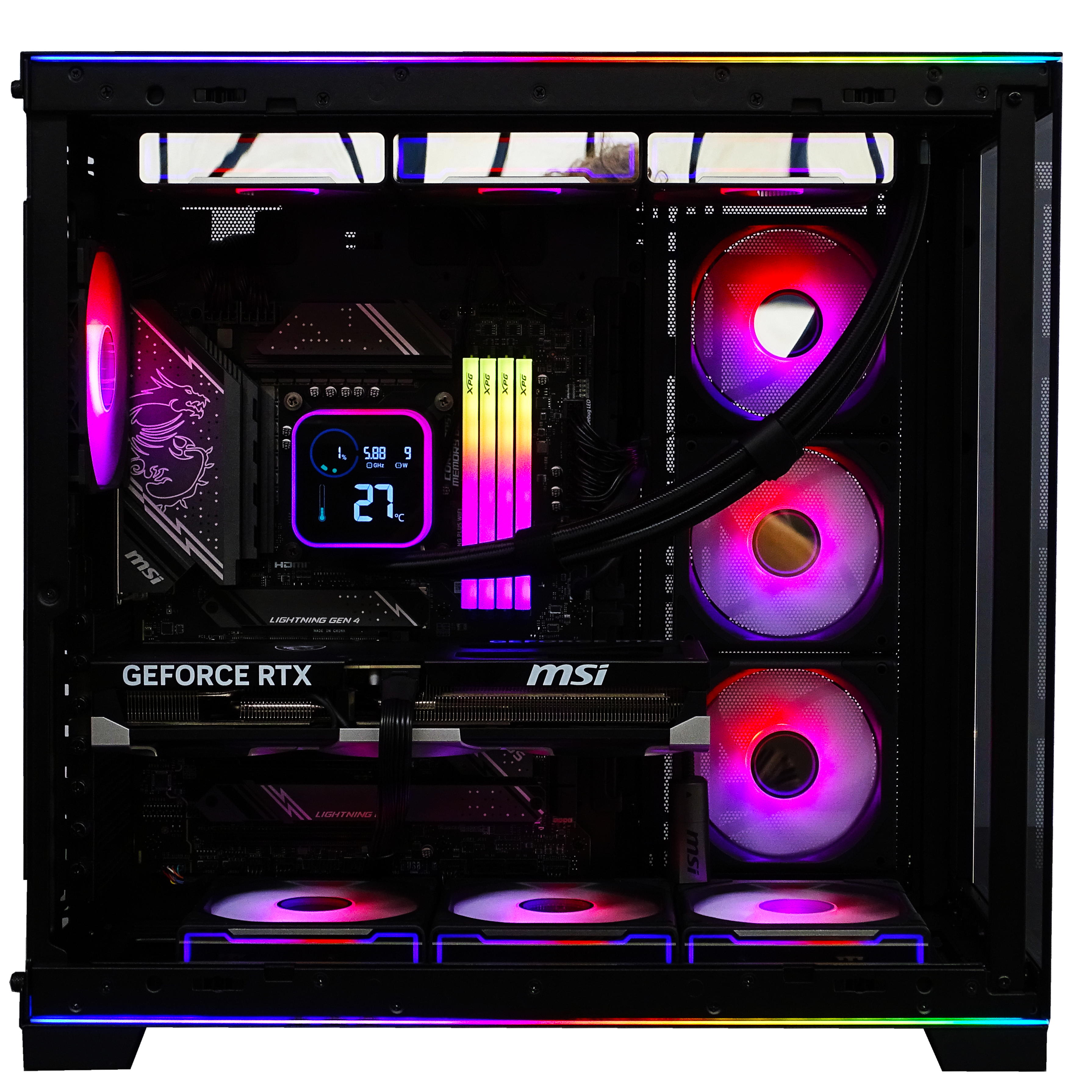 HALCON Gaming PC - RTX 5080 + i9 14900K + 64GB DDR5 + 4TB NVMe