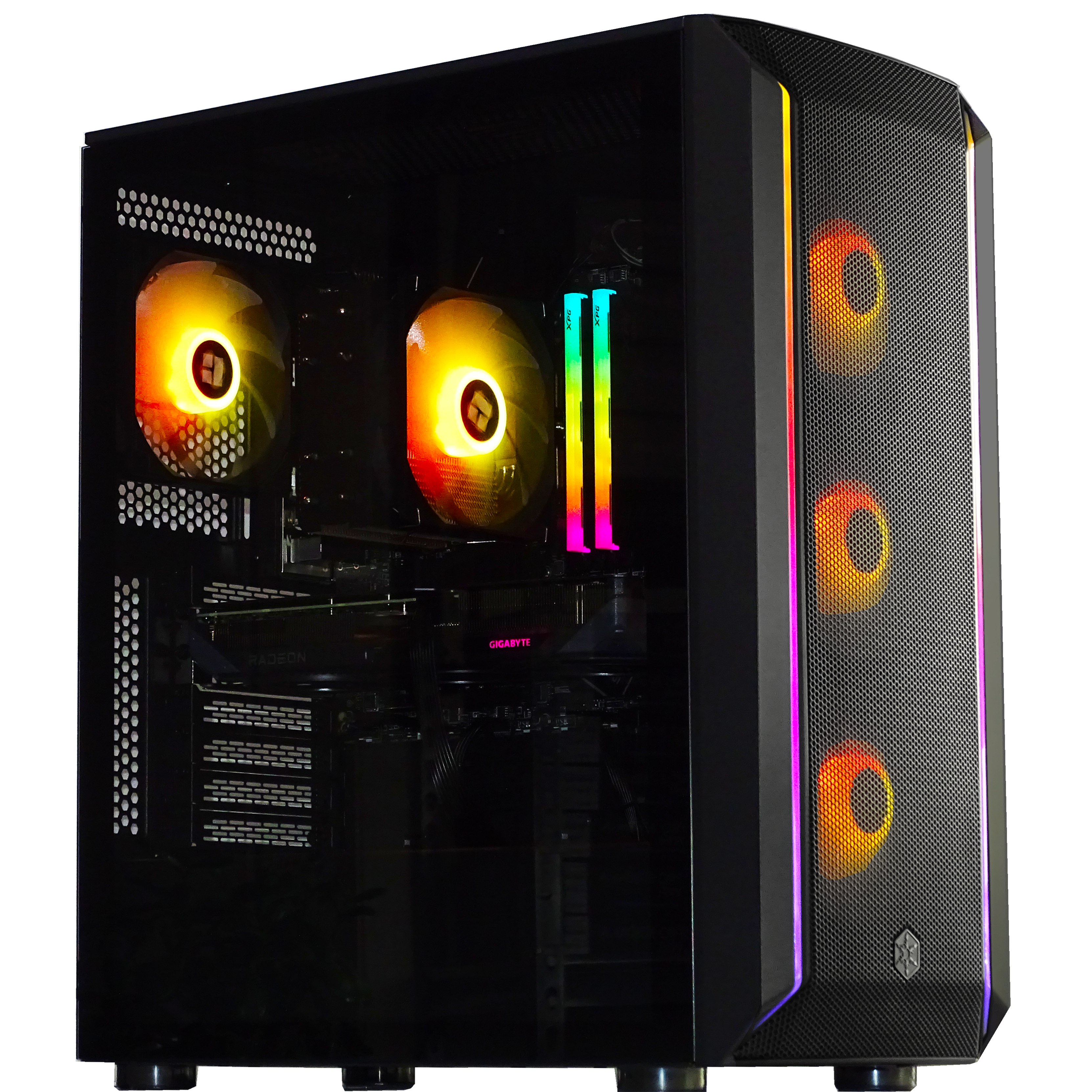 AQUA Gaming PC - RX 9060 XT + Ryzen 9600X + 32GB DDR5 + 1TB NVMe
