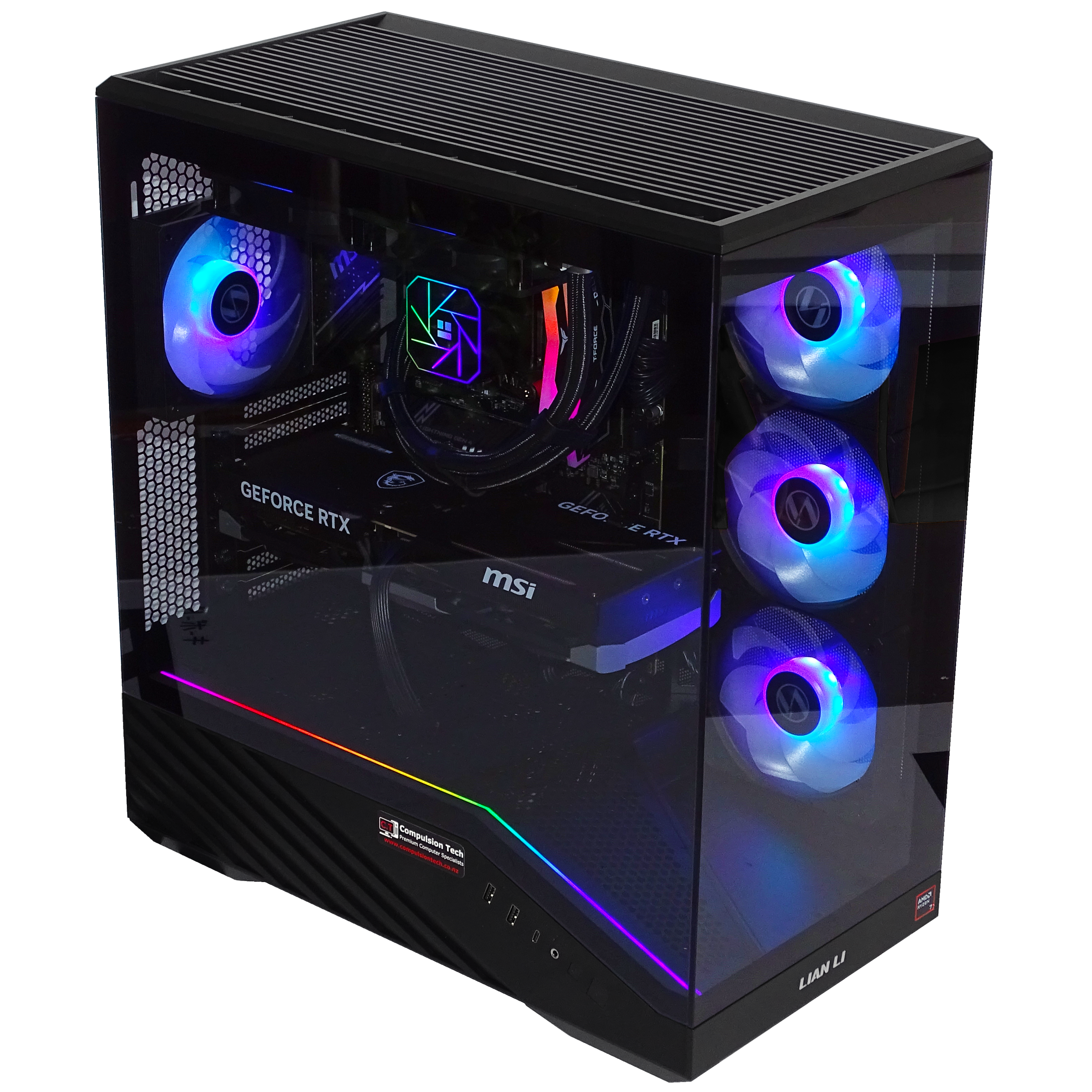 SPECTRE Gaming PC - RX 9070 XT + Ryzen 9700X + 32GB DDR5 + 1TB NVMe + 2TB HDD