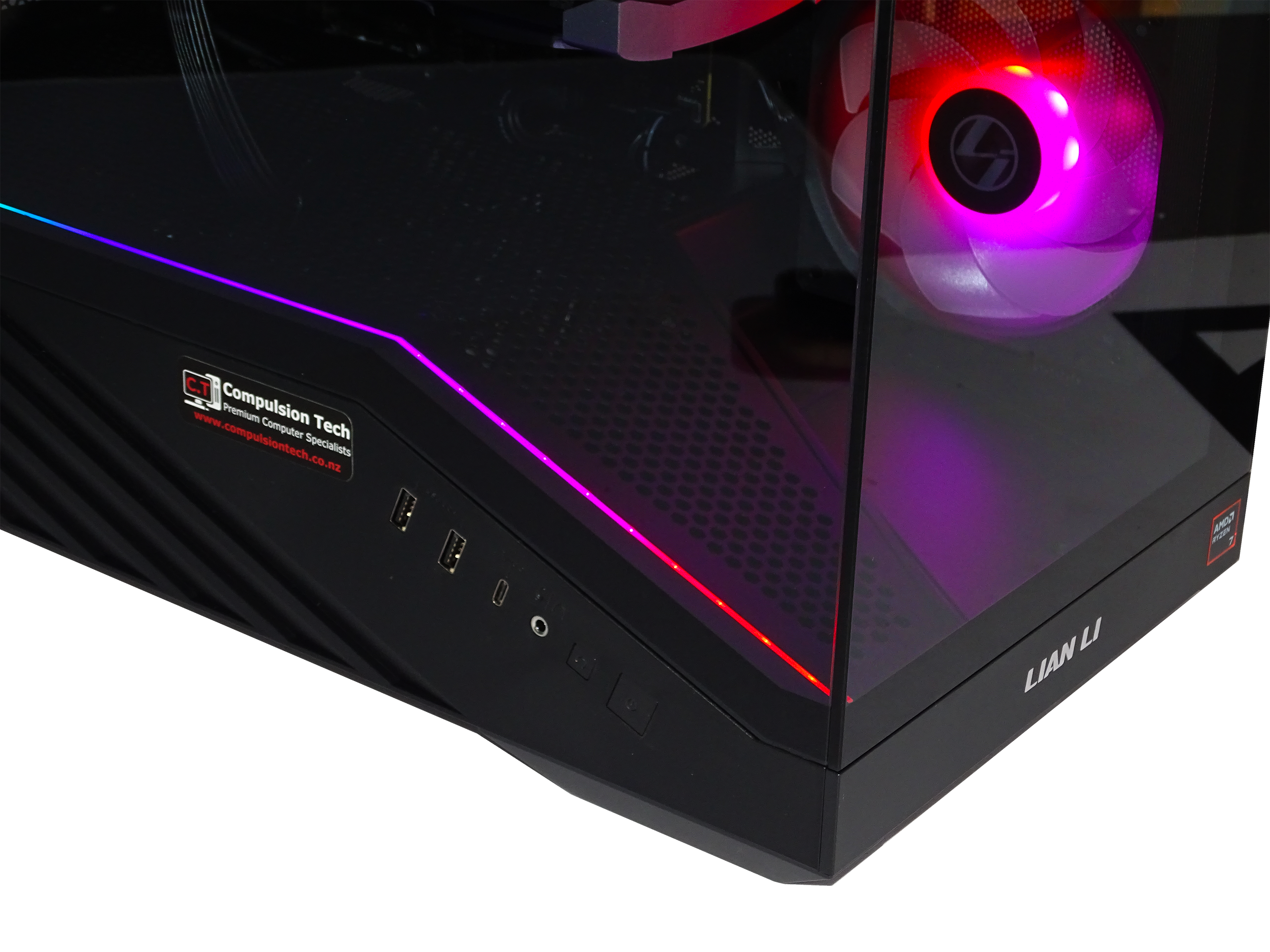 SPECTRE Gaming PC - RX 9070 XT + Ryzen 9700X + 32GB DDR5 + 1TB NVMe + 2TB HDD