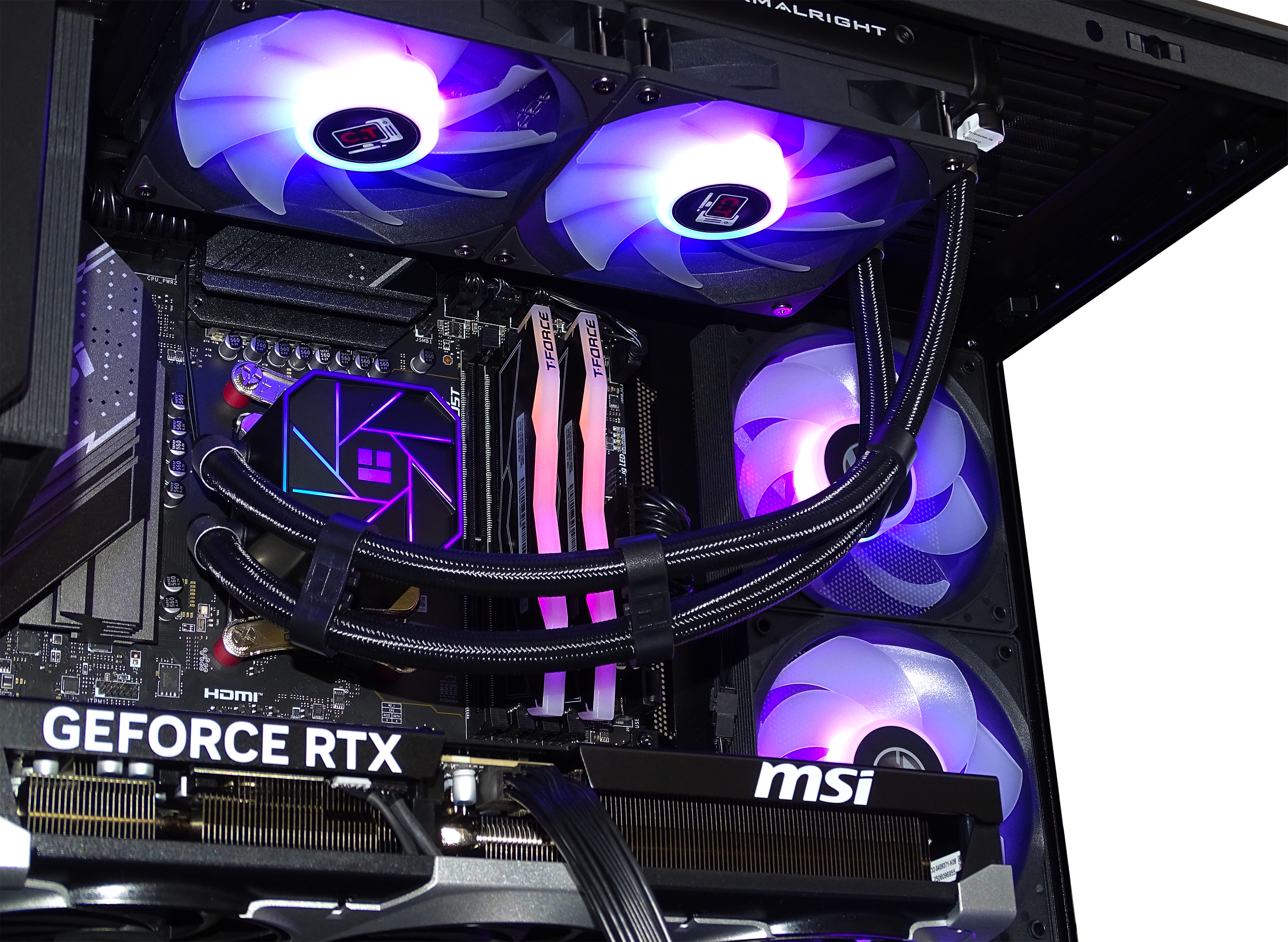SPECTRE Gaming PC - RX 9070 XT + Ryzen 9700X + 32GB DDR5 + 1TB NVMe + 2TB HDD