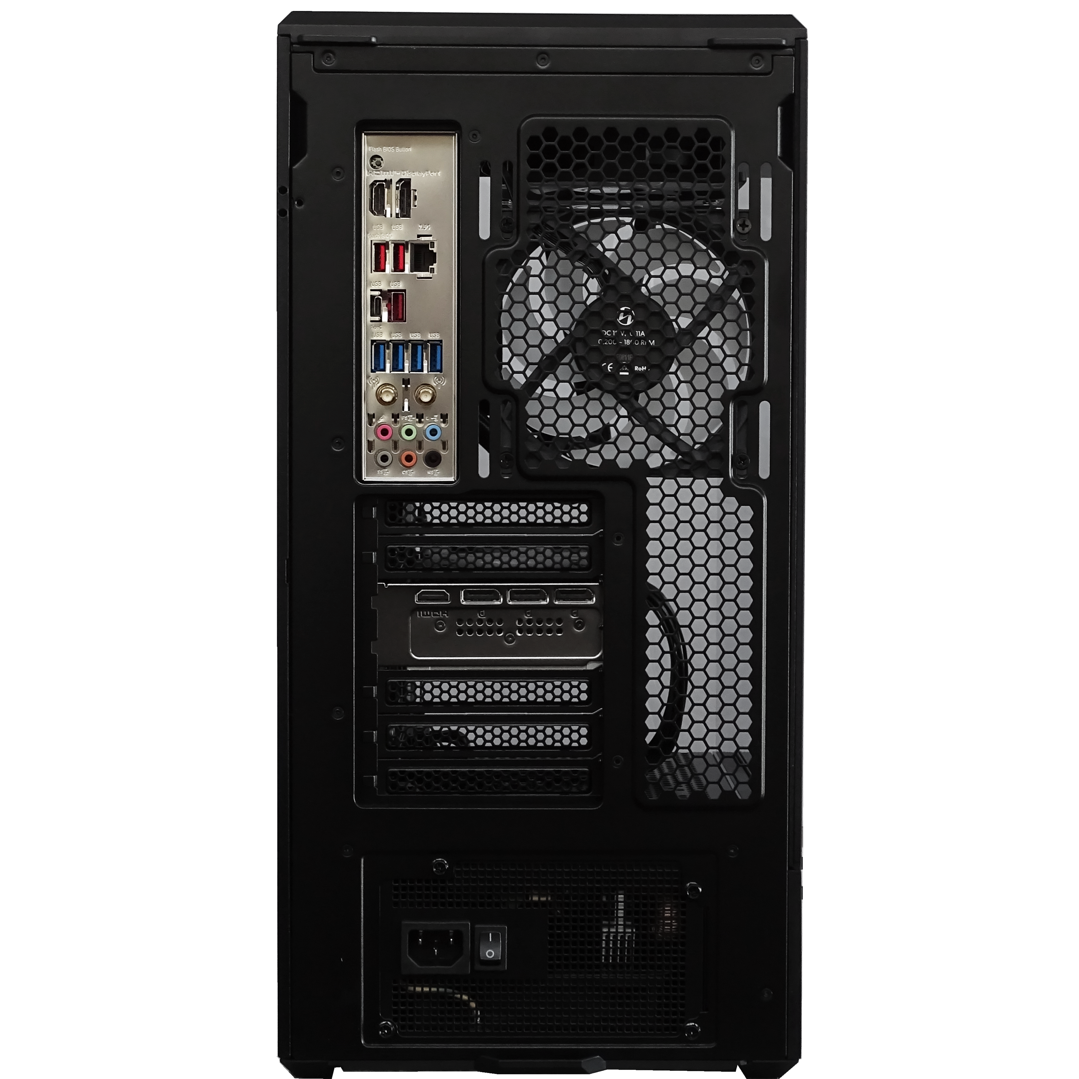 SPECTRE Gaming PC - RX 9070 XT + Ryzen 9700X + 32GB DDR5 + 1TB NVMe + 2TB HDD