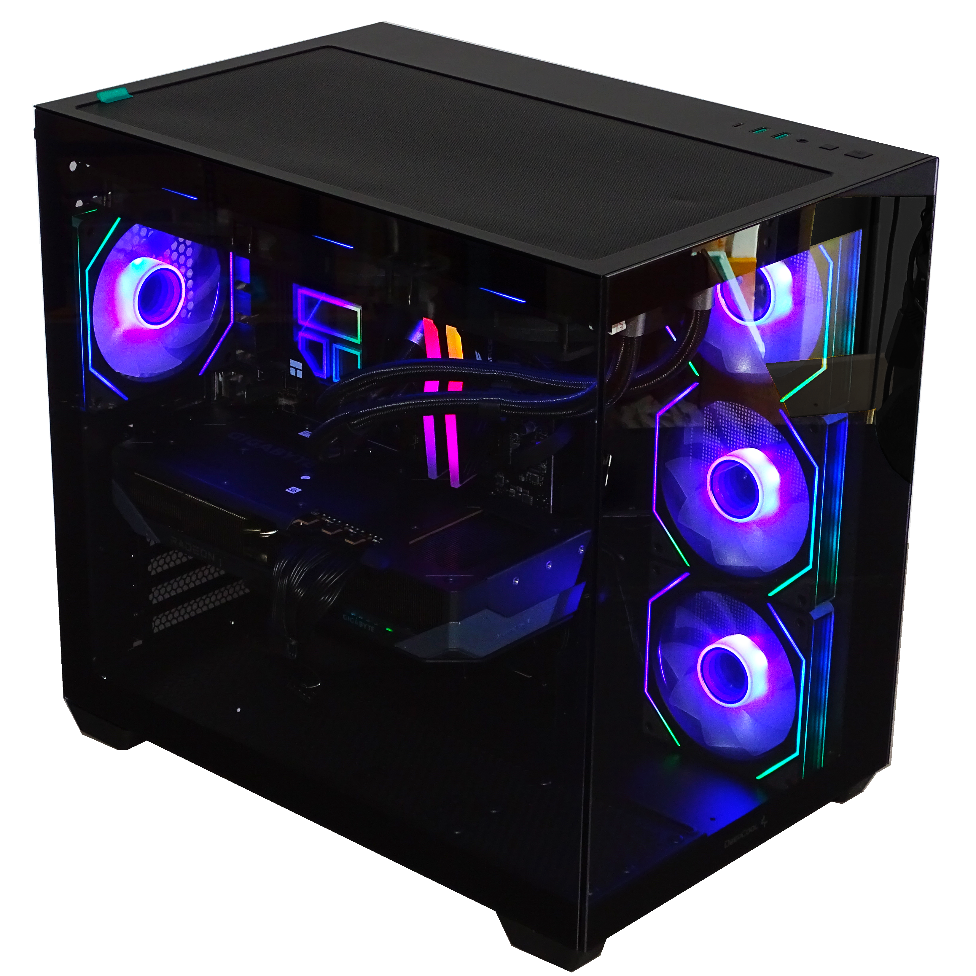 ICEBREAKER Gaming PC - RX 9070 + Ryzen 7 5700X + 32GB DDR4 + 2TB NVMe