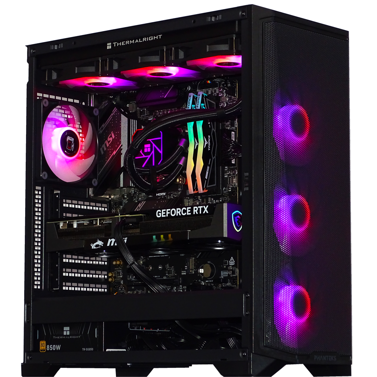 SUPERNOVA Gaming PC - RTX 5070Ti + Ryzen 9800X3D + 32GB DDR5 + 2TB NVMe