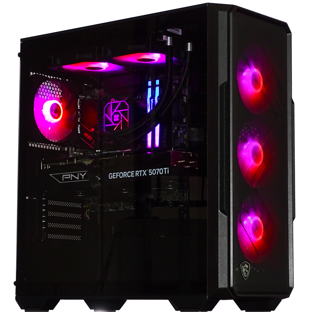 OMEGA Gaming PC - RTX 5070Ti 16GB + i7 14700F + 32GB DDR5 + 2TB NVMe